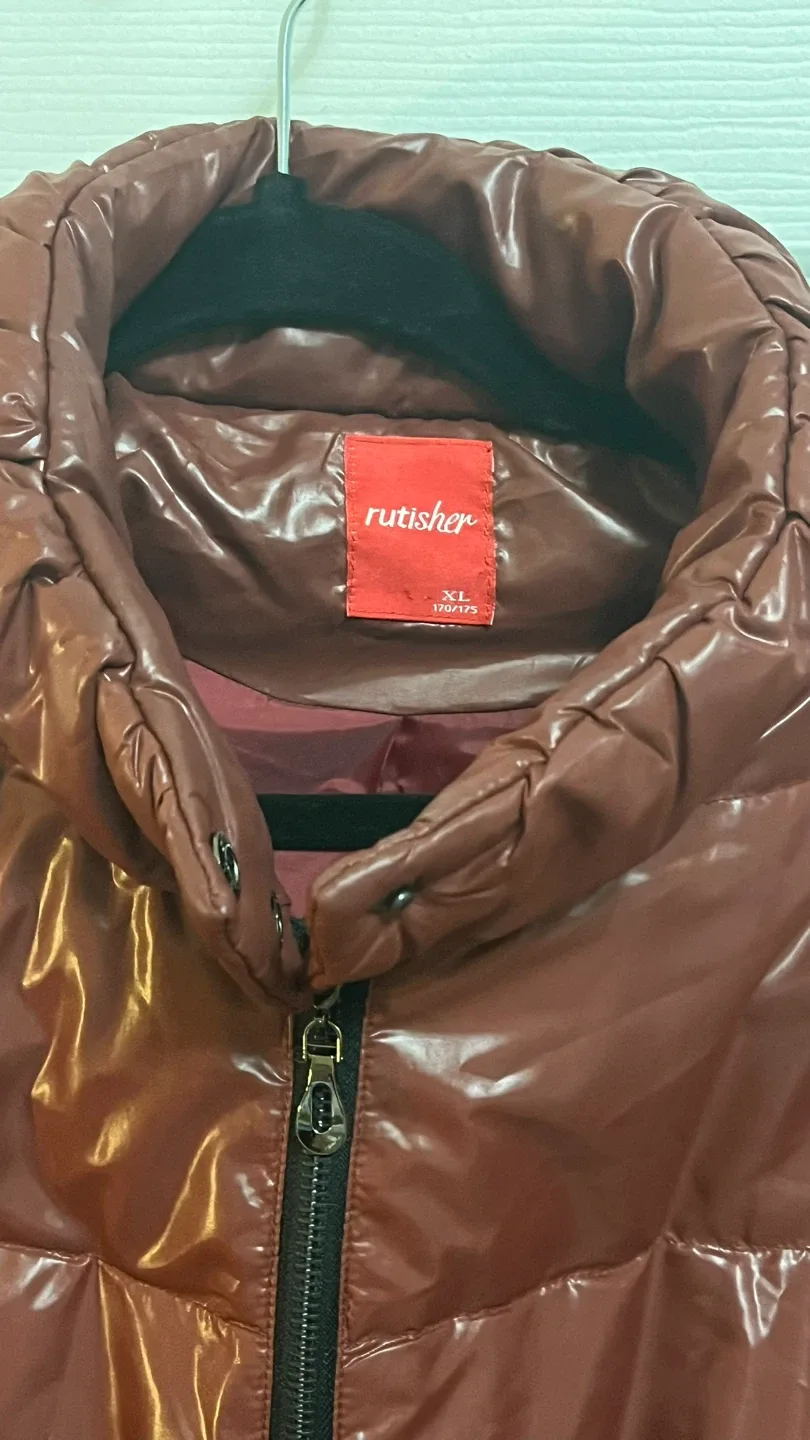 Rutisher XL Puffer Coat - Burgundy image indicator(4)