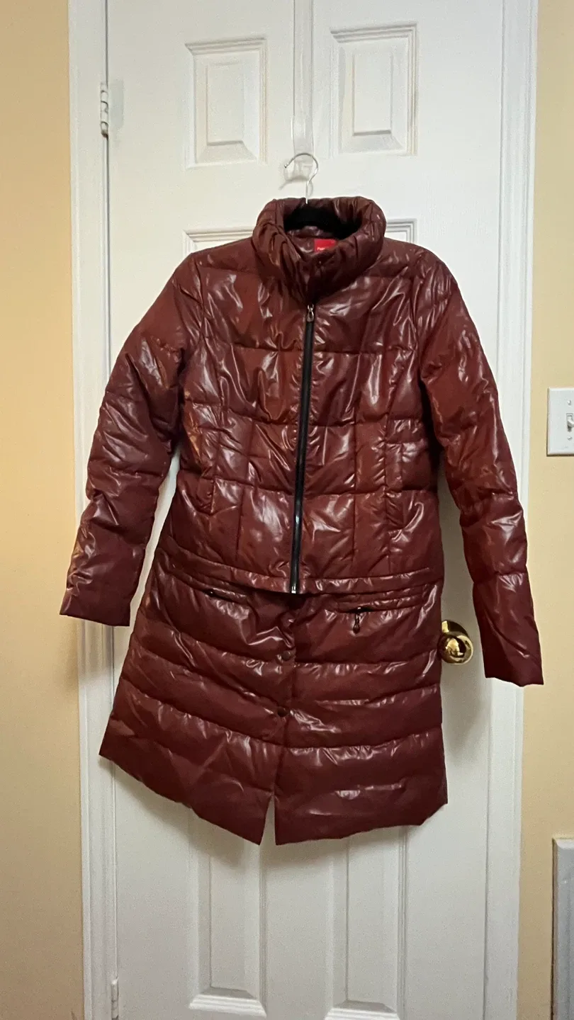Rutisher XL Puffer Coat - Burgundy thumbnail