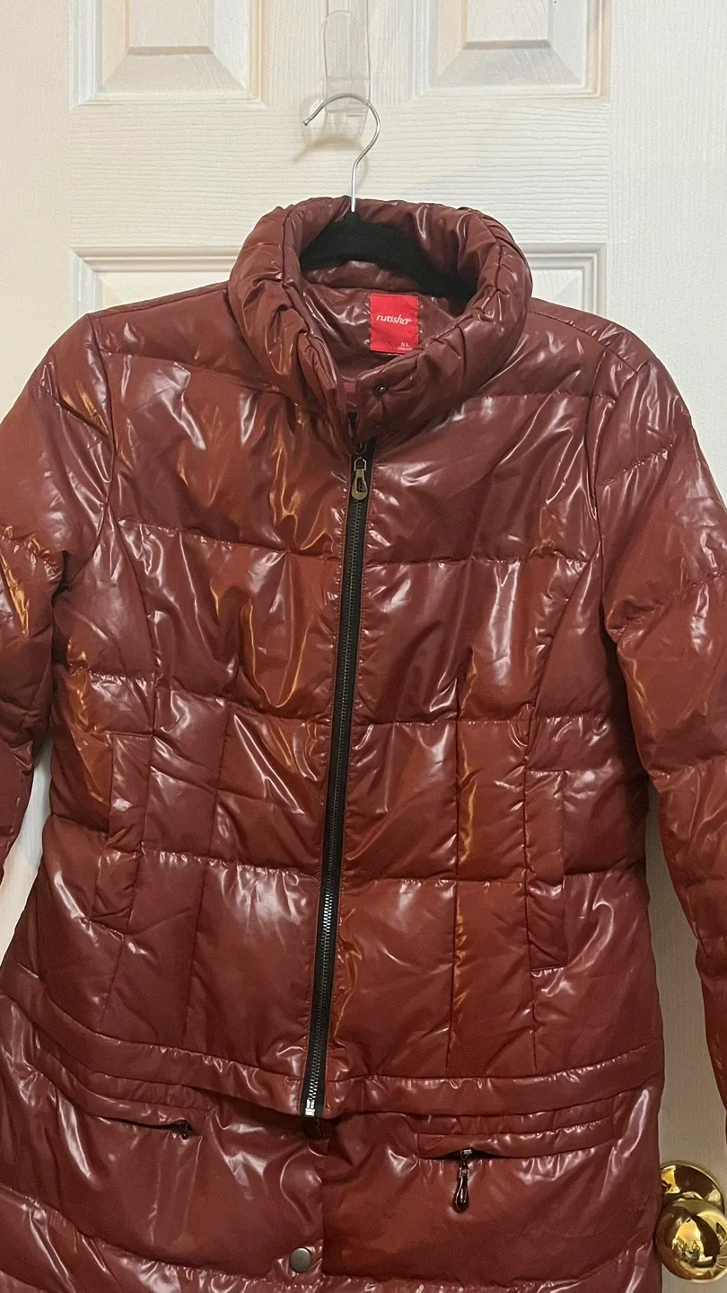 Rutisher XL Puffer Coat - Burgundy image indicator(2)