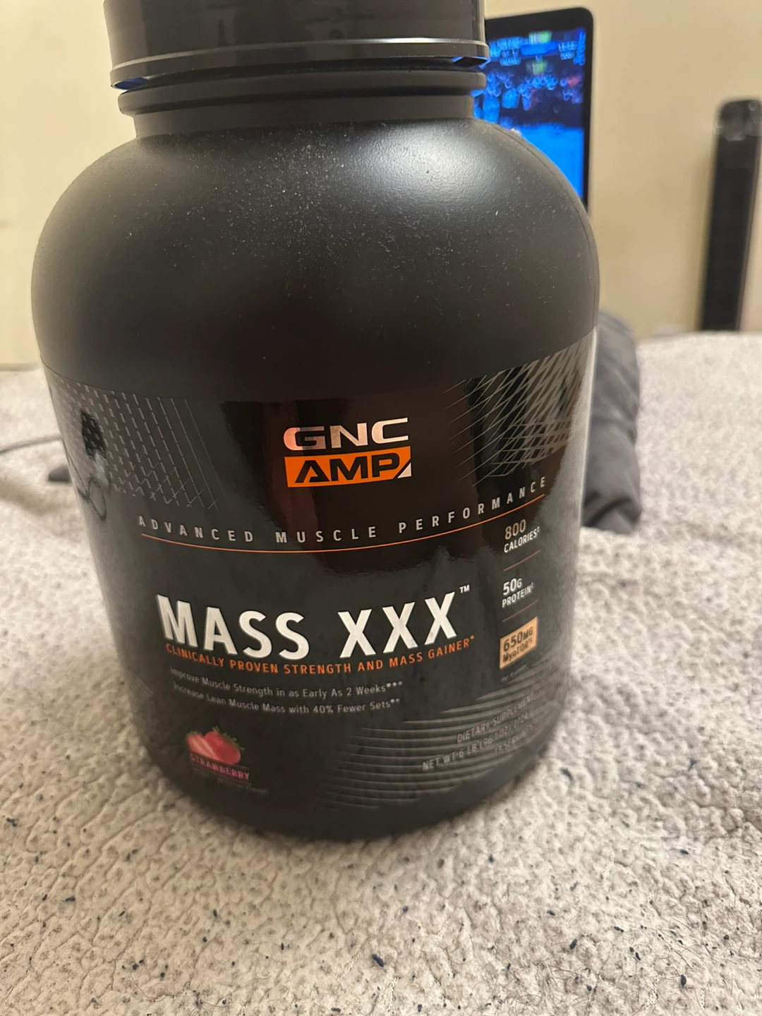 GNC AMP Mass XXX Strawberry