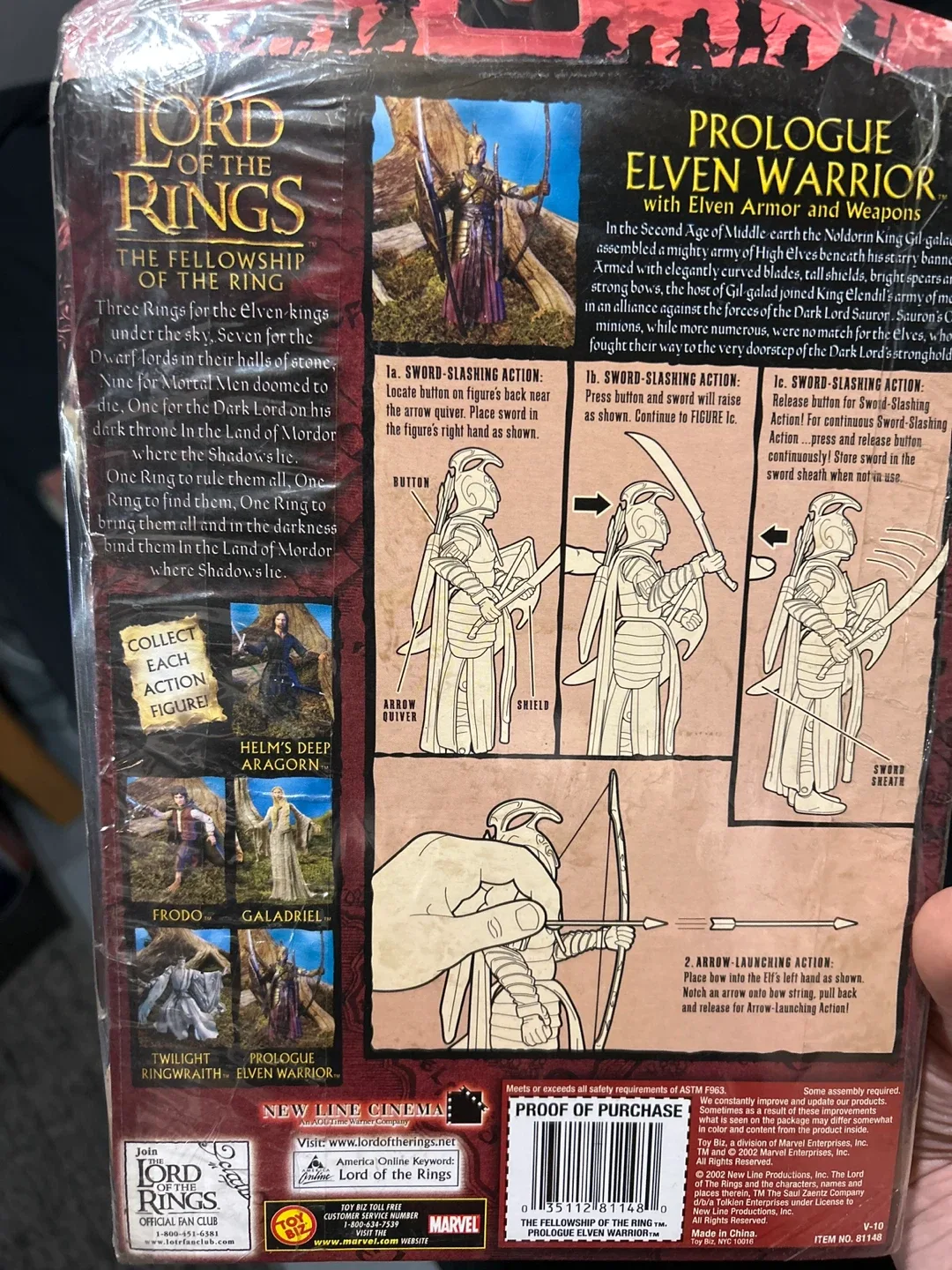 Lord of the Rings Elven Warrior Action Figure image indicator(3)