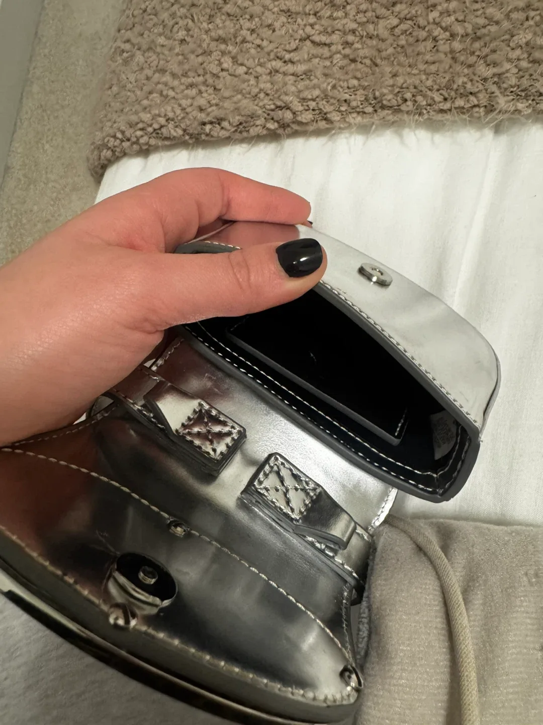 Diesel Silver Mini Bag image indicator(4)