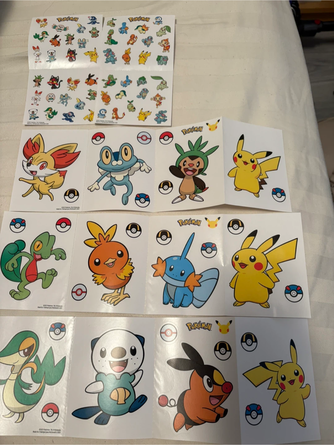 Pokemon Stickers