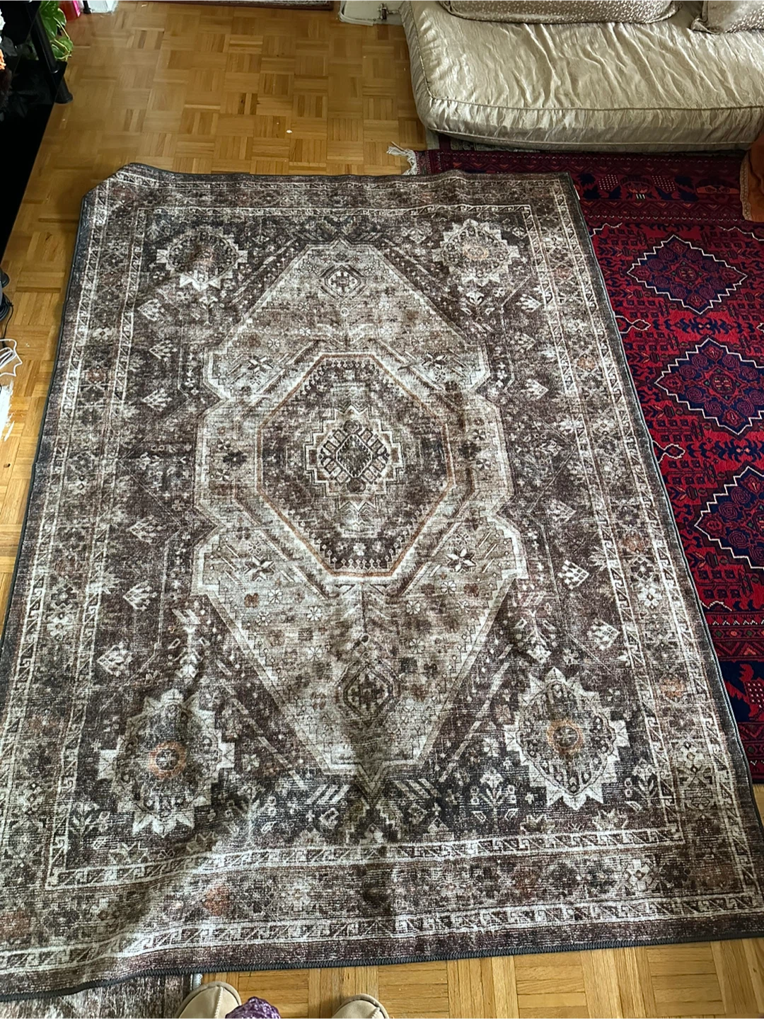 Area rug 5x7 non slip- brand new - photo 2