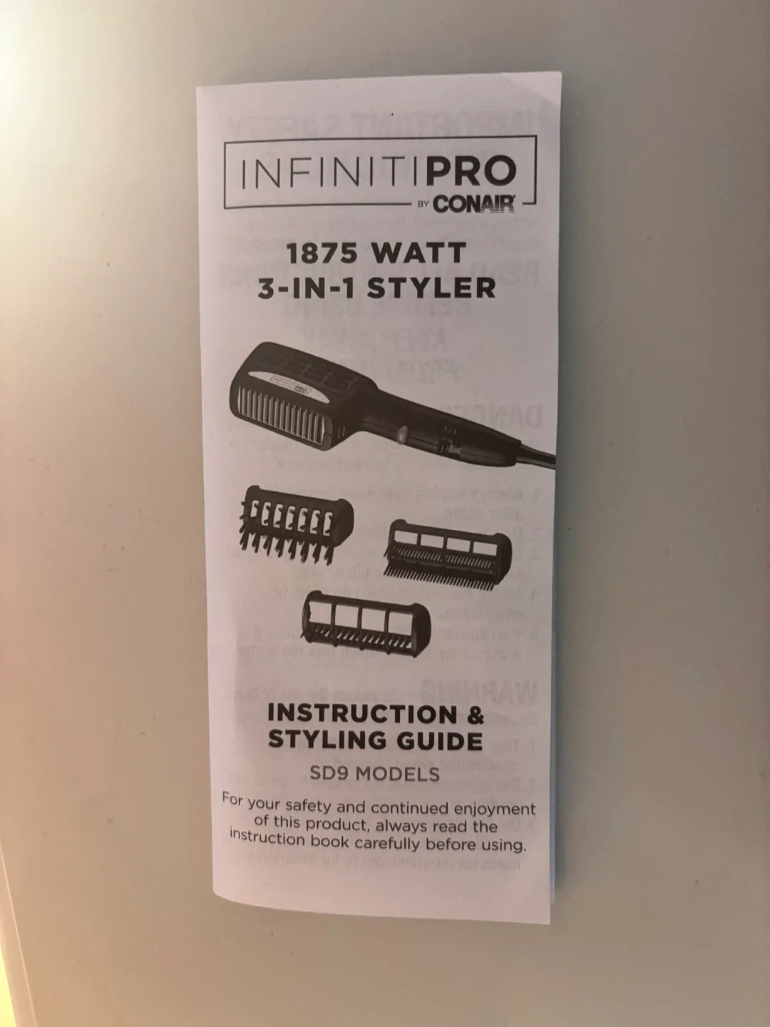 Infiniti Pro by Conair 3-in-1 Styler image indicator(5)