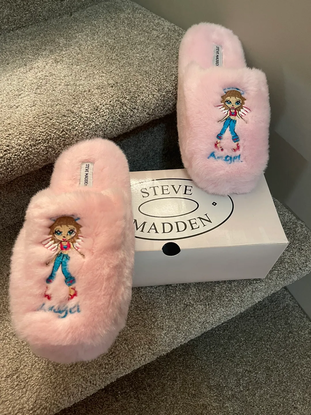 Steve Madden ANGEL BRATPACK Slippers - Size 10 thumbnail