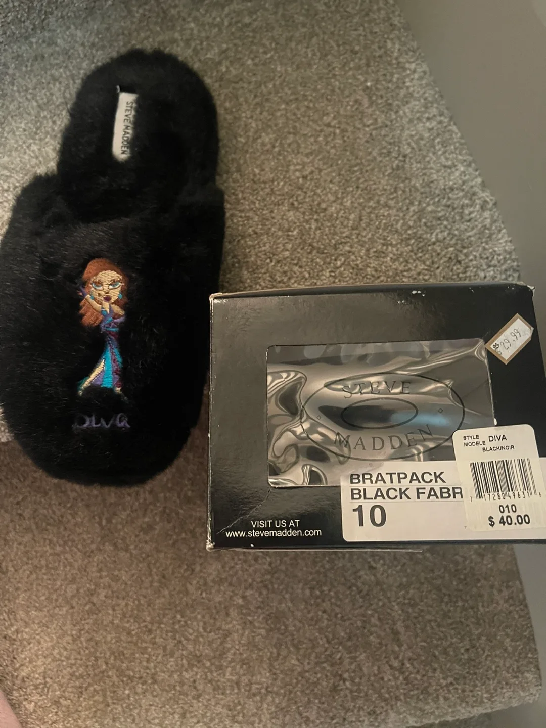 WEEKEND SALE - Steve Madden ANGEL BRATPACK Slippers - Size 10 image indicator(6)