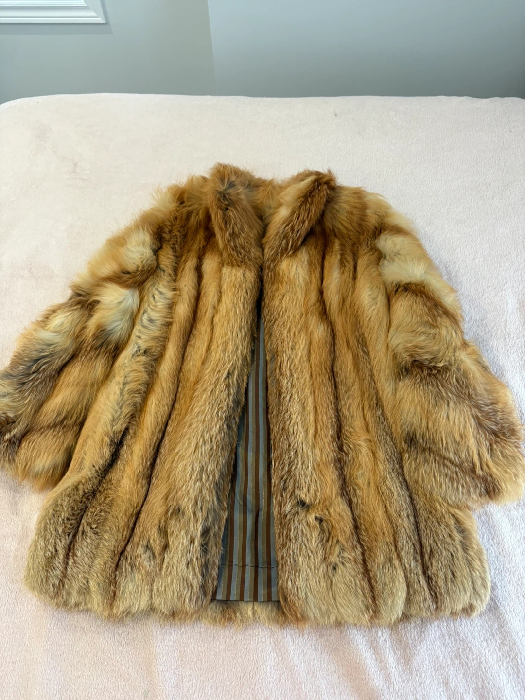 Red fox fur coat - photo 5