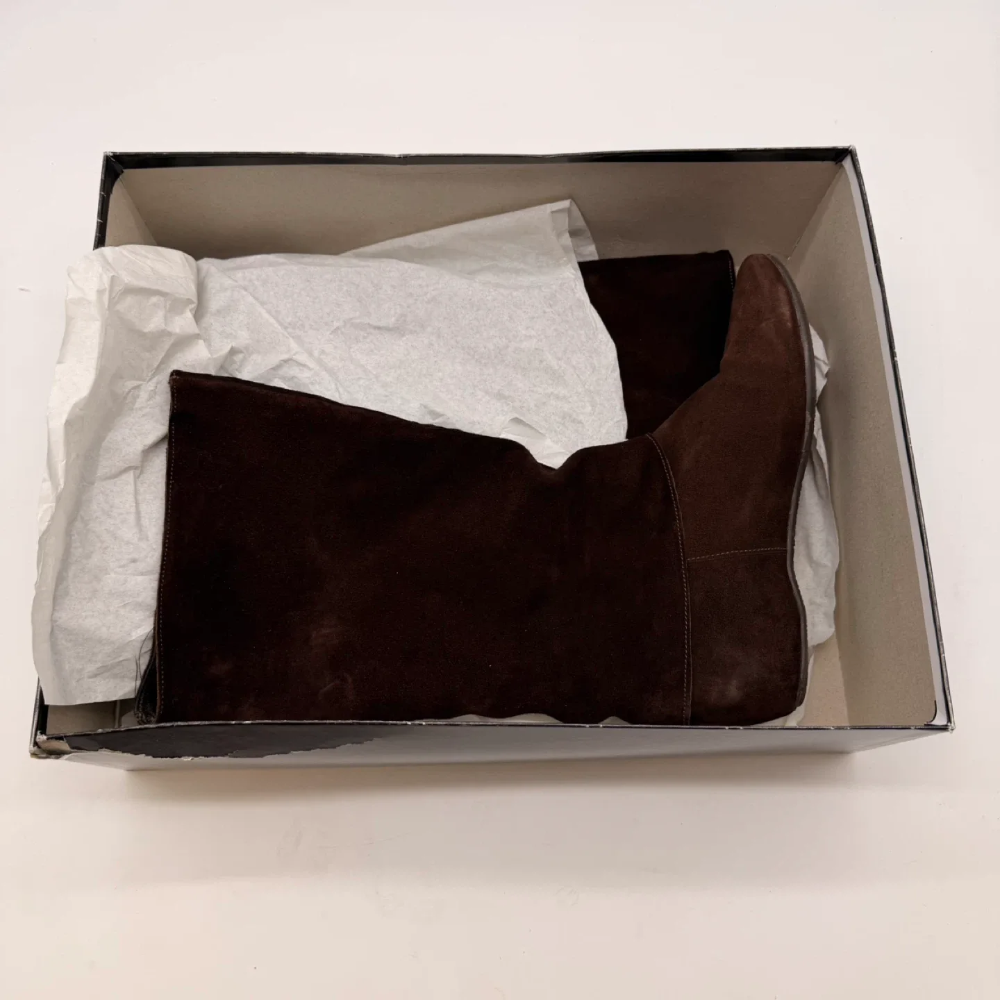 New B2 by Browns Women’s Suede Tall Boots – Dark Brown image indicator(6)