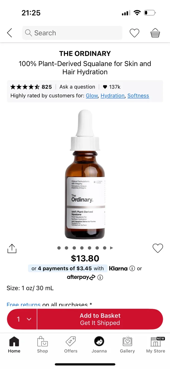 New The Ordinary 100% Plant-Derived Squalane image indicator(4)
