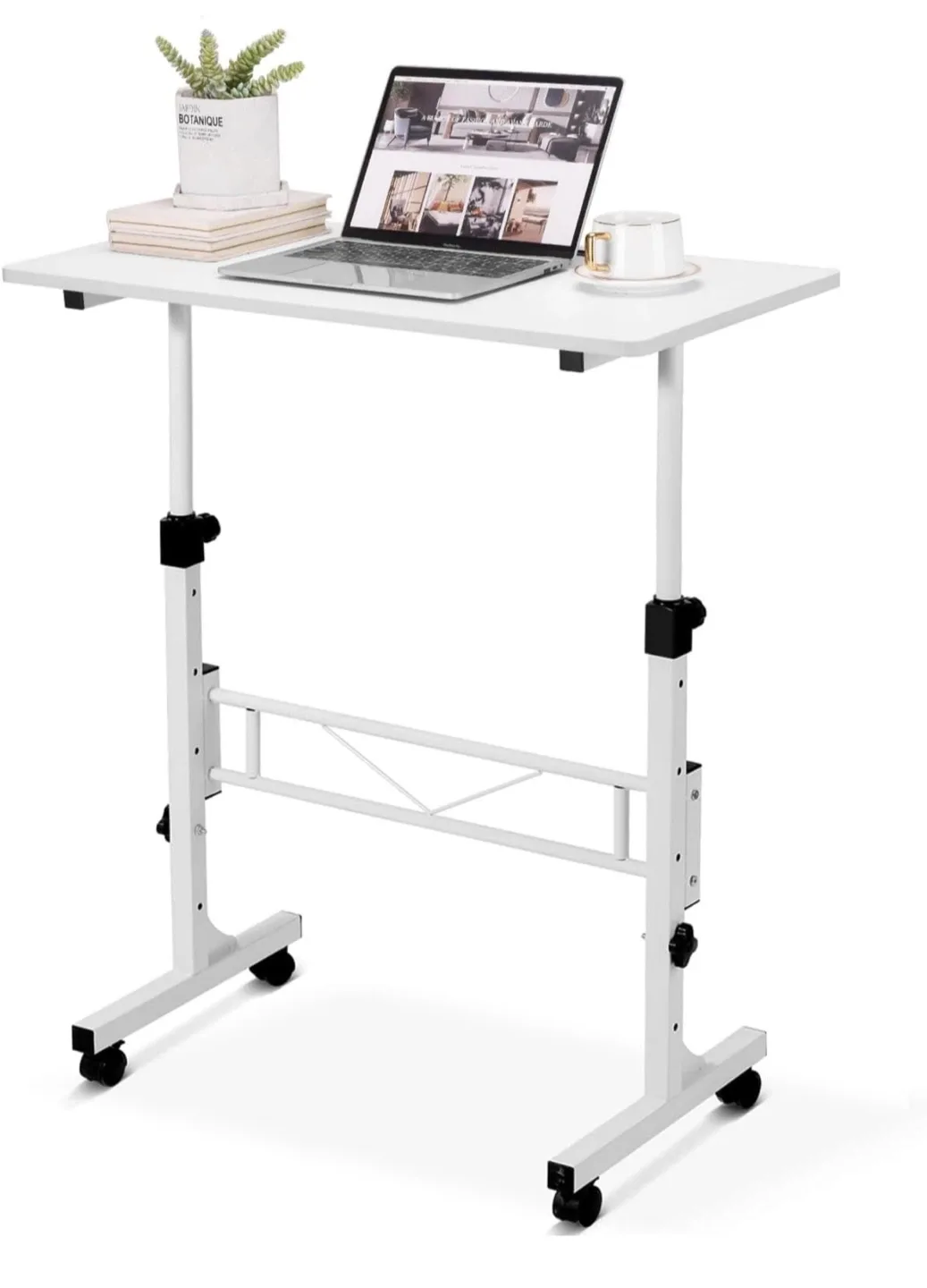 Adjustable Height Standing Desk - White