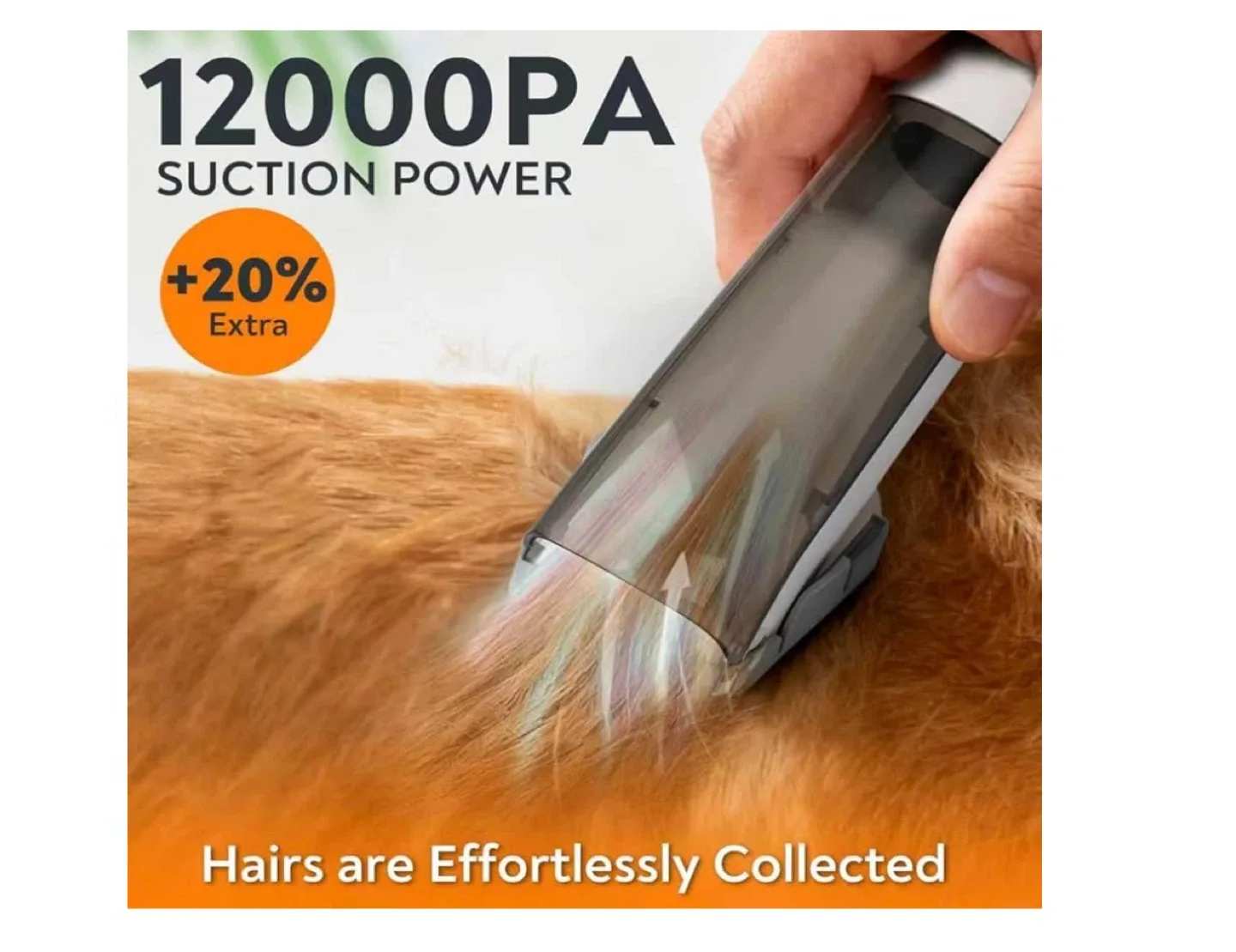 Excegbat Pet Grooming Kit Vacuum image indicator(4)