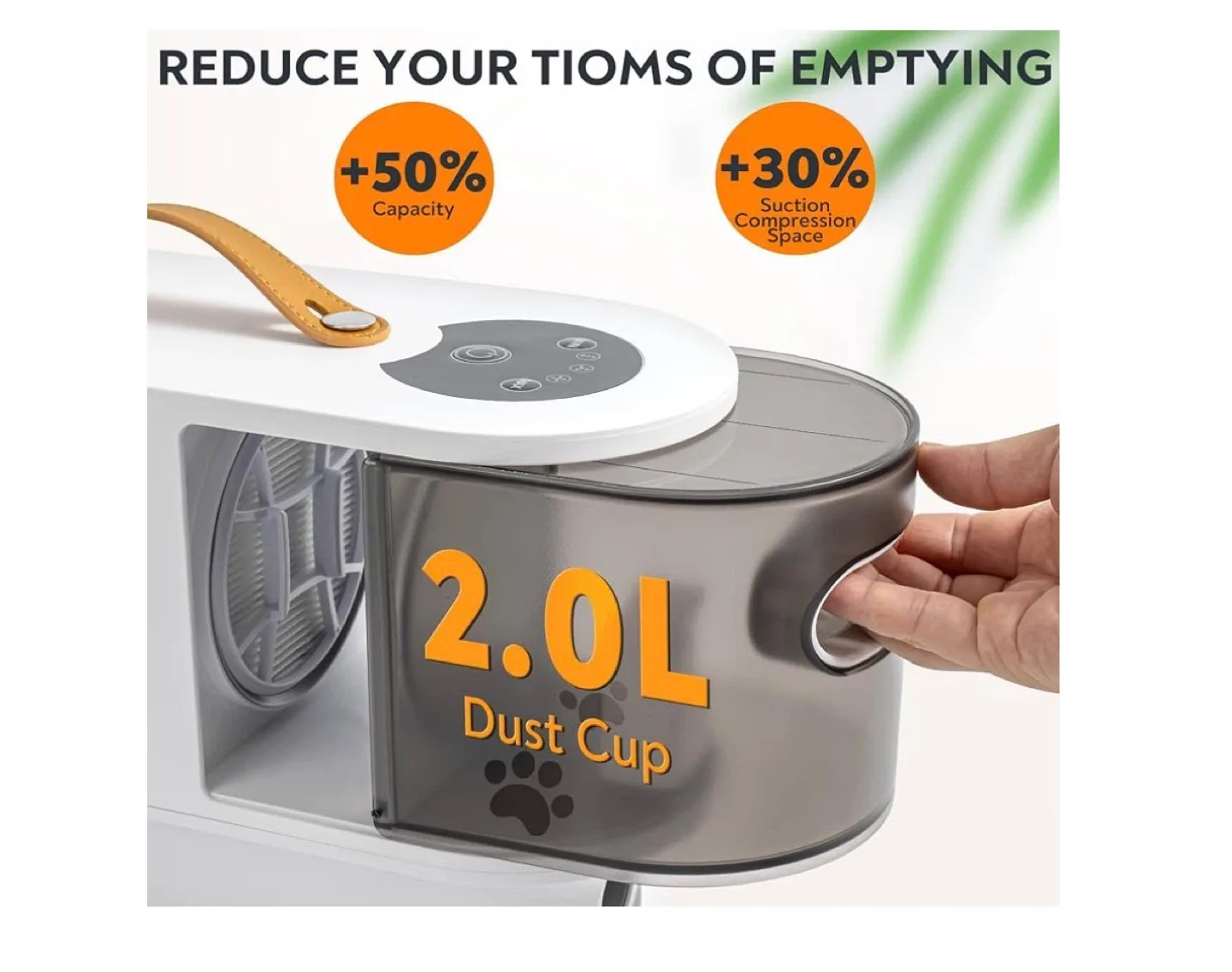 Excegbat Pet Grooming Kit Vacuum image indicator(6)