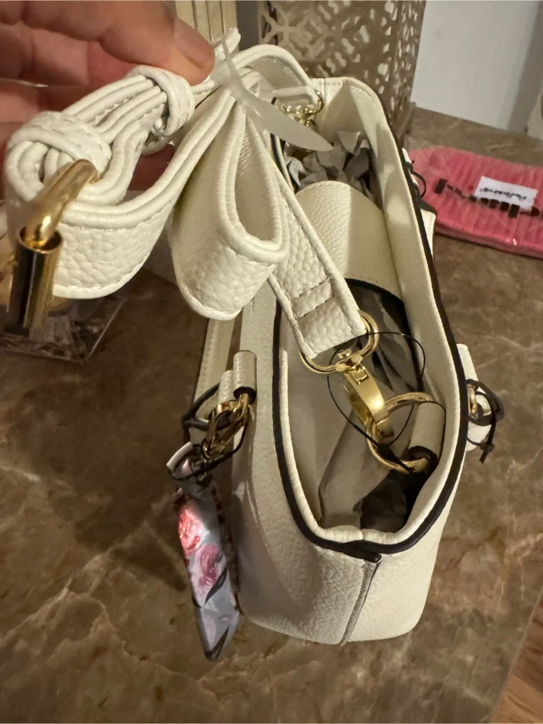 Nanette Lepore White Handbag - New image indicator(3)