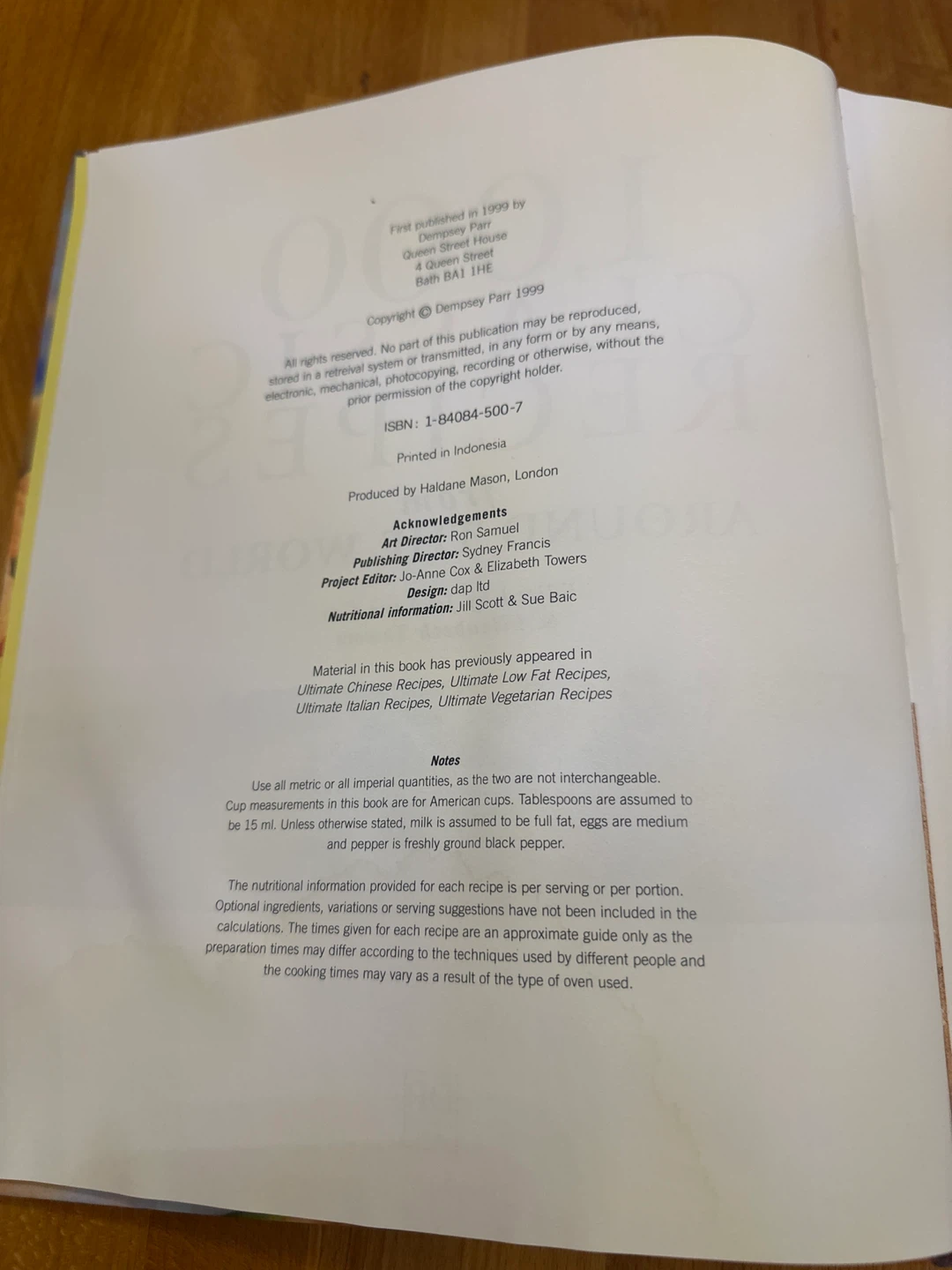 1000 Classic Recipes from Around the World Cookbook - photo 3