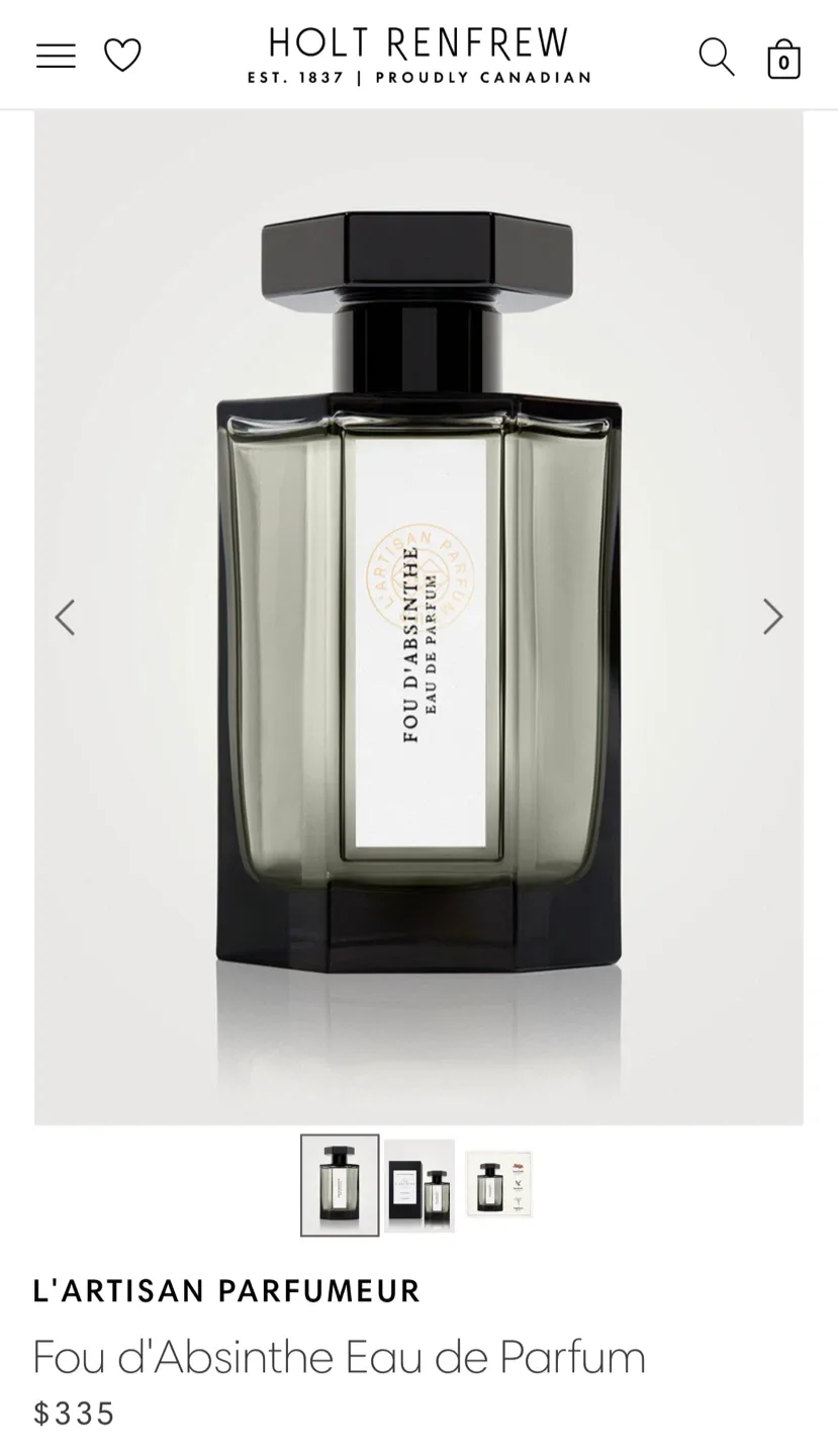 (Retail $380)New L'Artisan Parfumeur Fou D'Absinthe image indicator(2)