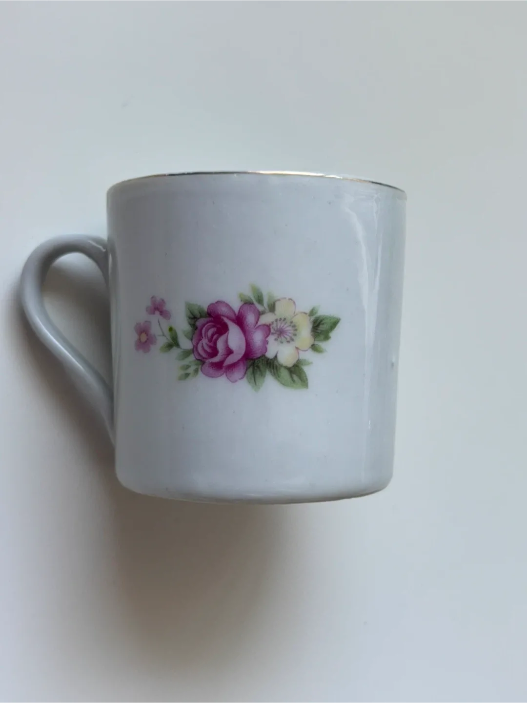 Small Floral Tea Cup - Made in China thumbnail