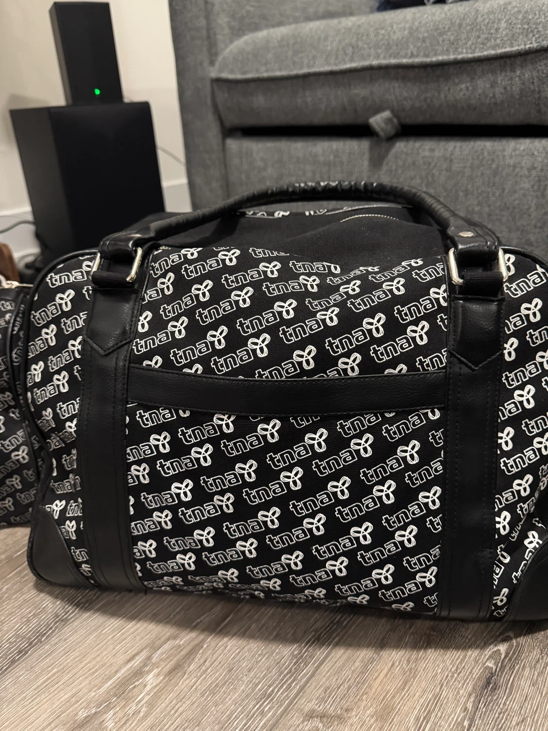 TNA Duffle Bag - Black & White Pattern - photo 2