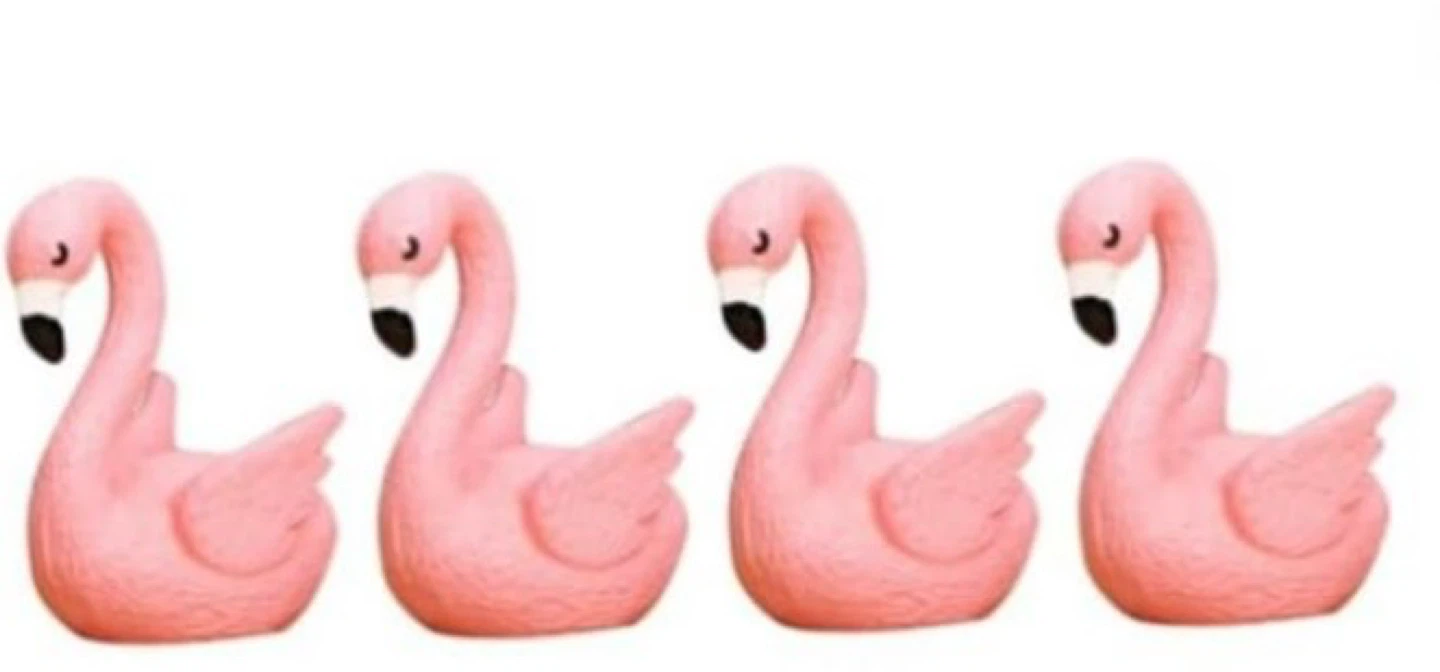 Pink Flamingo Figurine, brand new