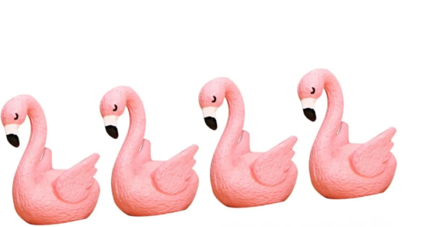 Pink Flamingo Figurine, brand new - photo 4