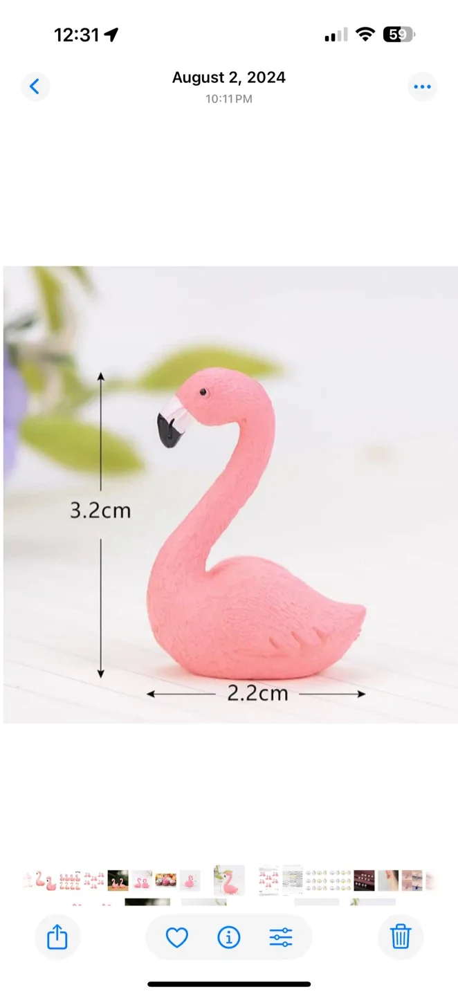 Pink Flamingo Figurine, brand new image indicator(10)