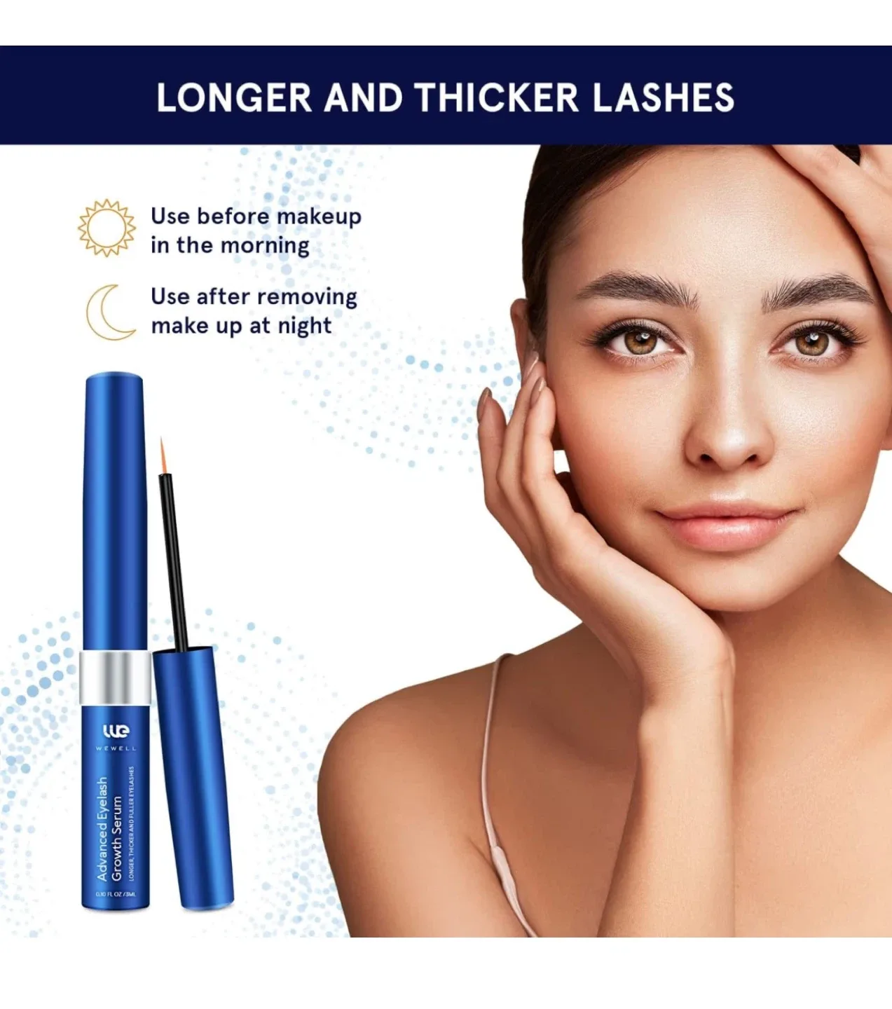 Wewell Advanced Eyelash Growth Serum, sealed image indicator(2)