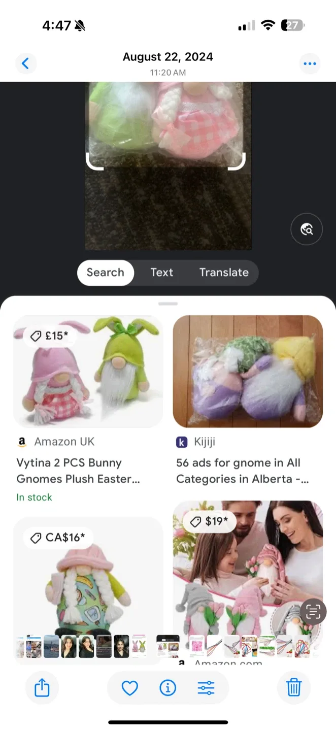 Vytina Bunny Gnomes Plush Easter Decorations, brand new image indicator(2)