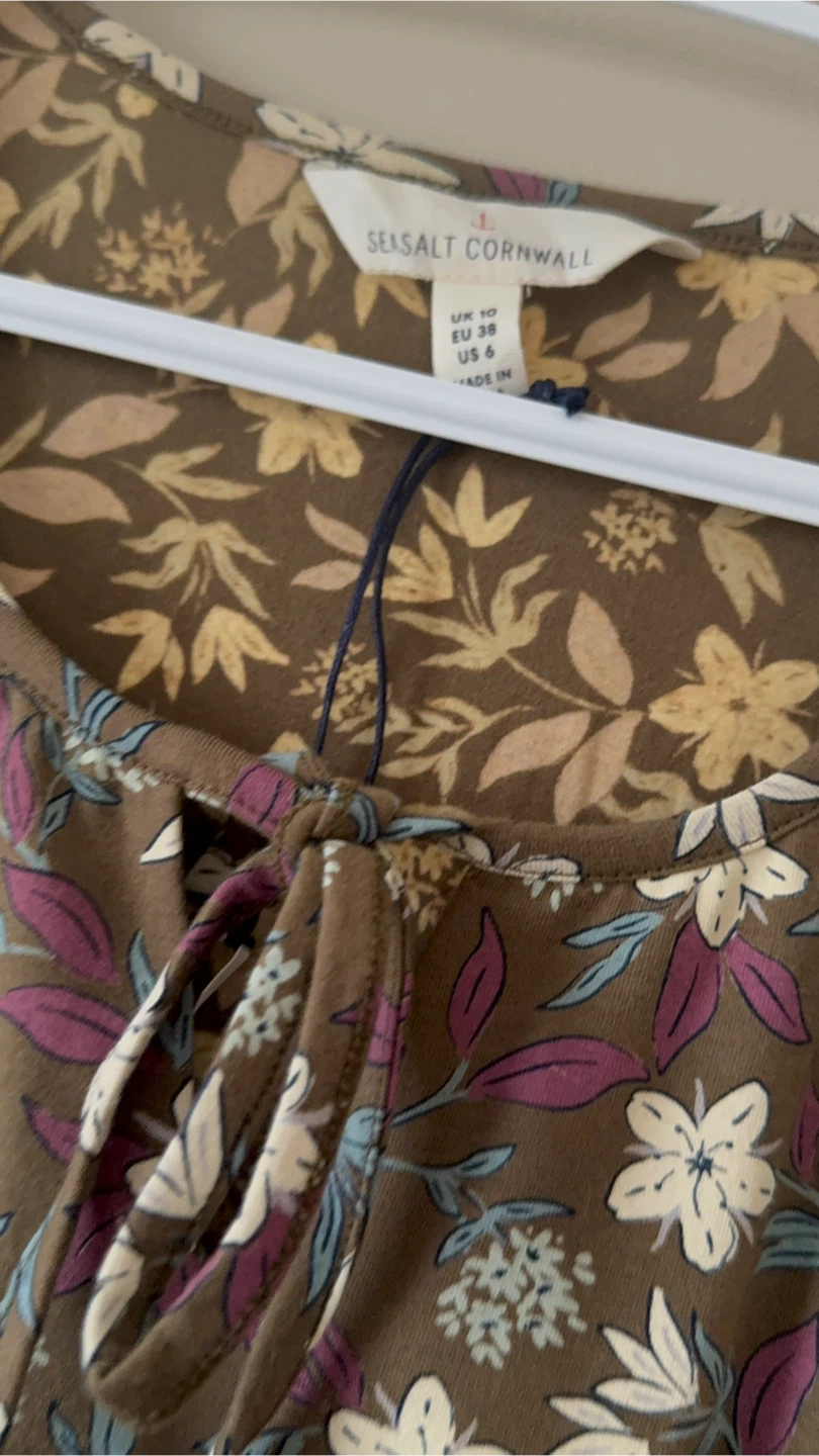 Seasalt Cornwall Floral Dress, Size US 6 - photo 2
