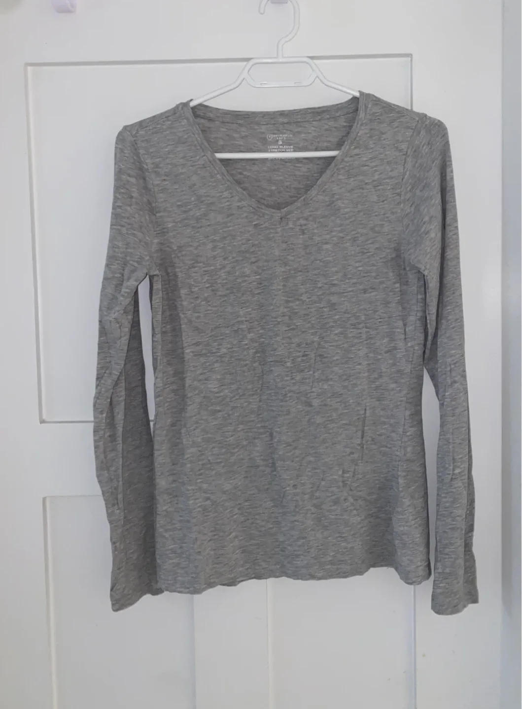 Grey Long Sleeve Top - Size S thumbnail