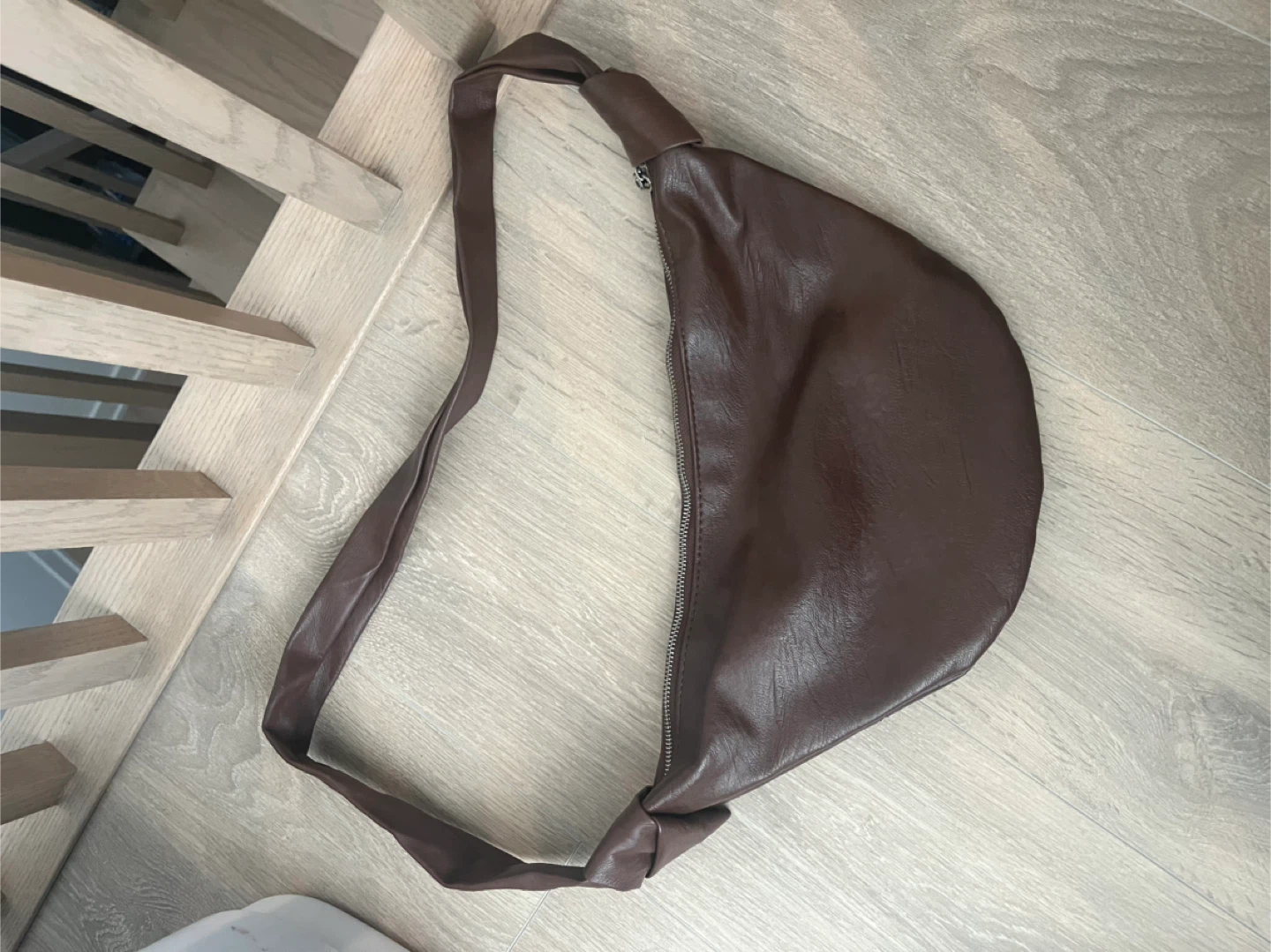 Brown Leather Shoulder Bag