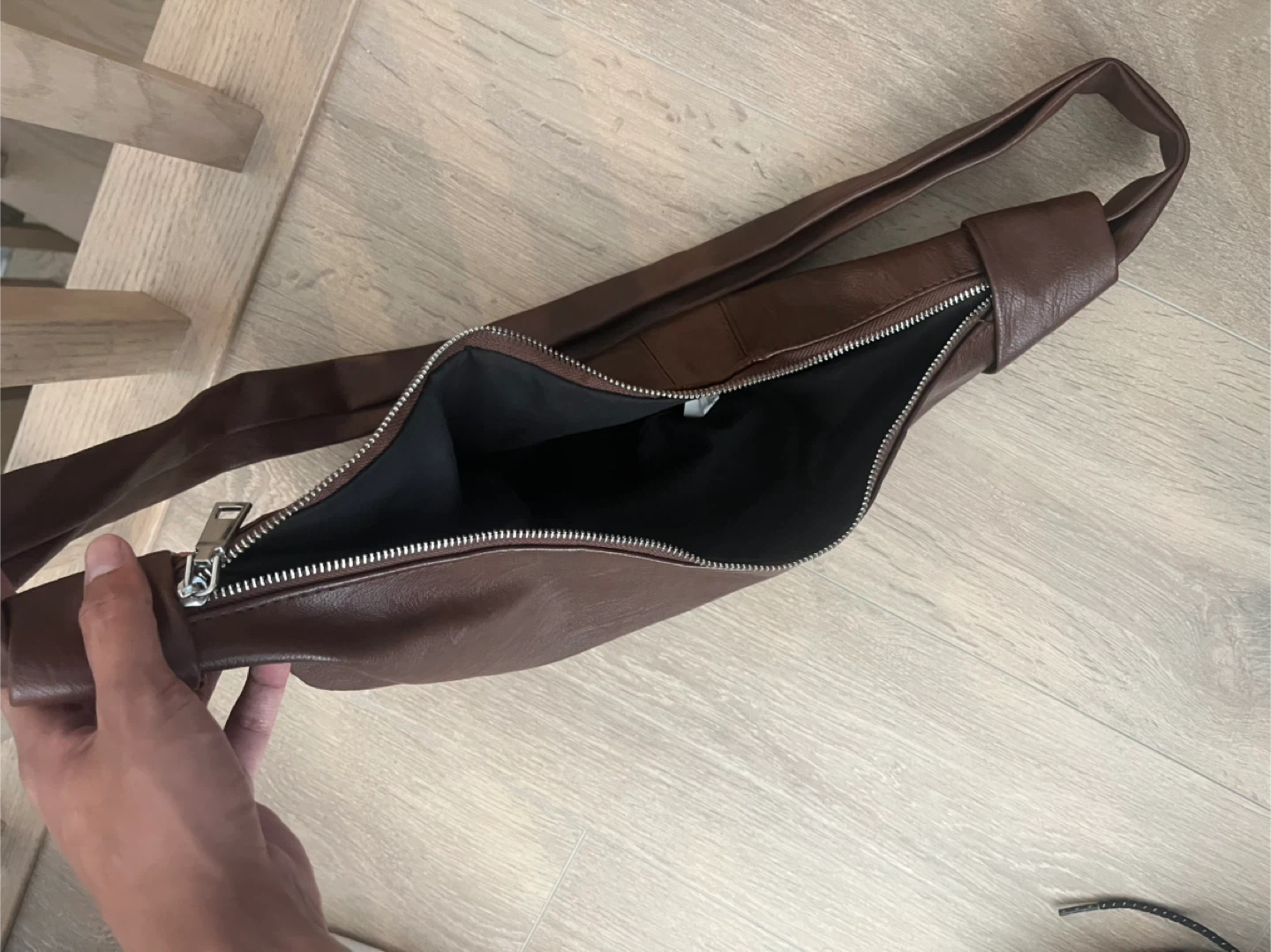 Brown Leather Shoulder Bag - photo 2