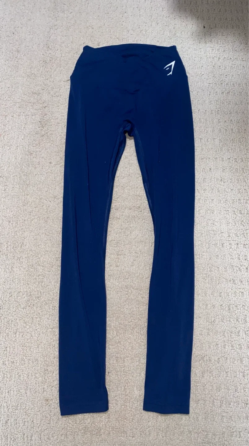 Gymshark Navy Blue Leggings - Size Small thumbnail