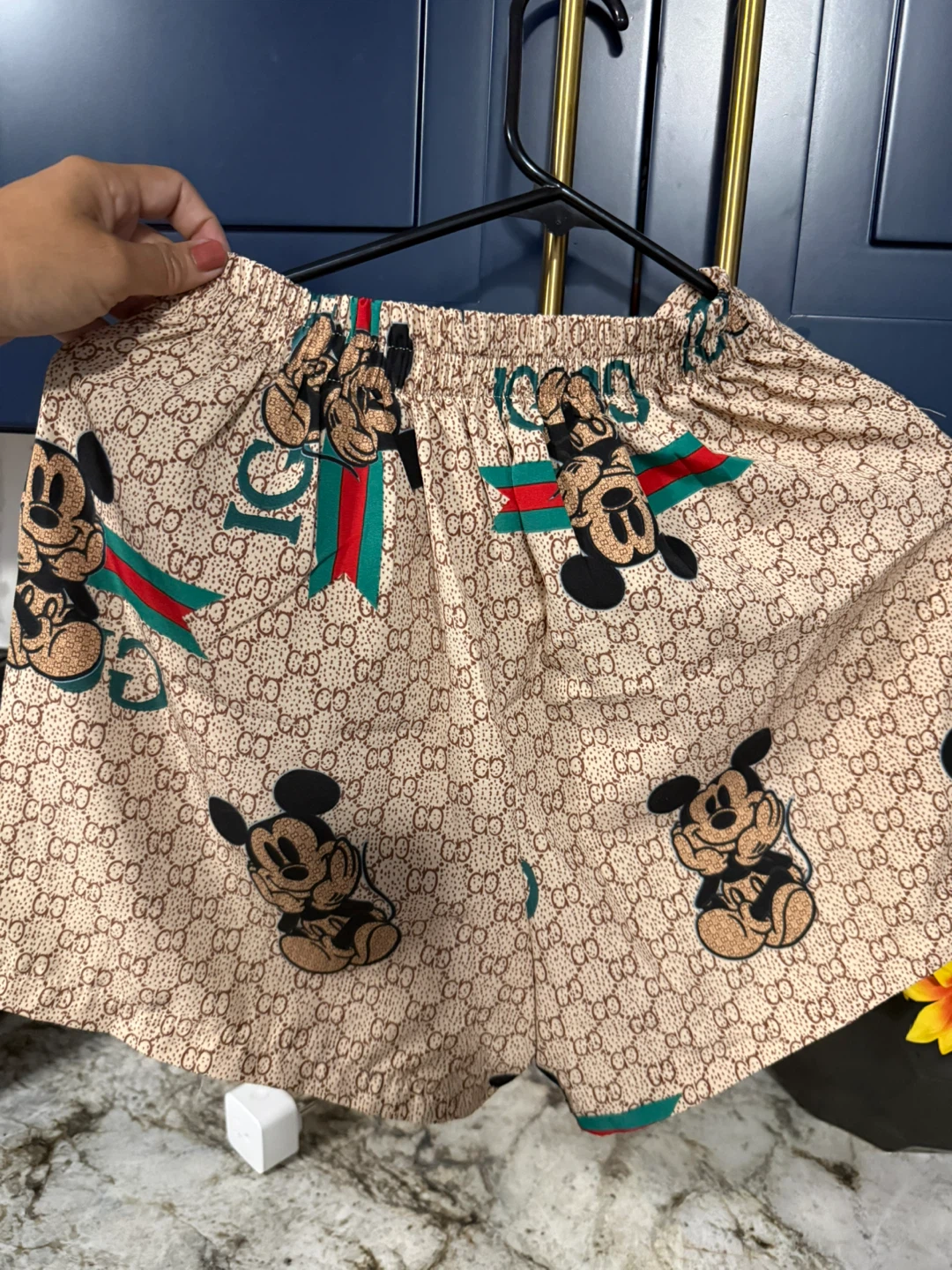 Gucci Mickey Mouse Print Shorts size s