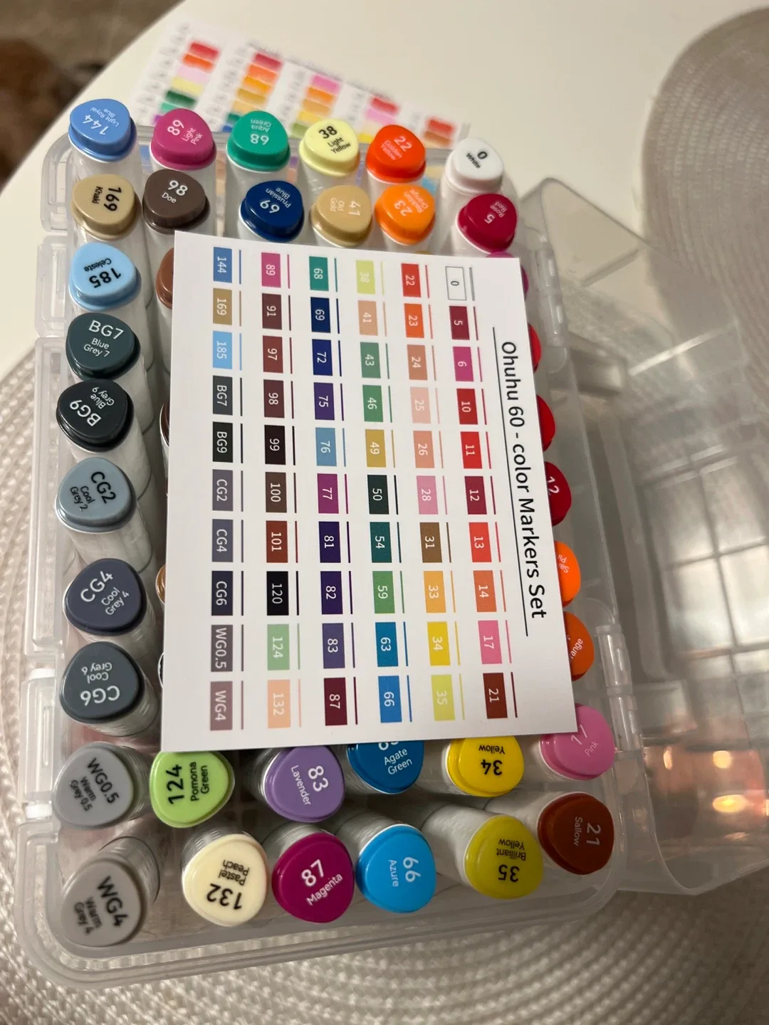 Ohuhu 60-Color Markers Set image indicator(2)