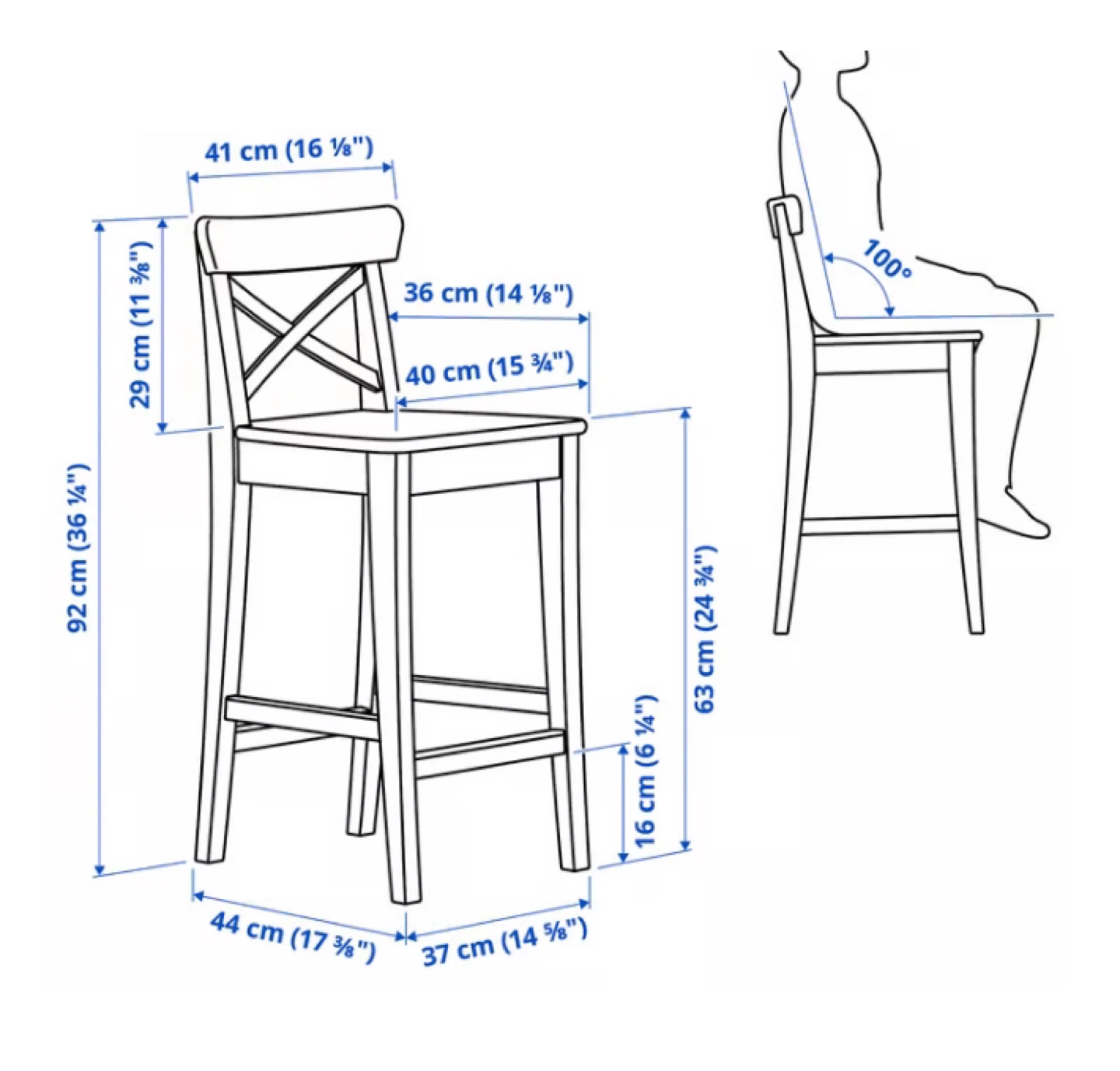 Ikea Bar Table and Stool Set - photo 4