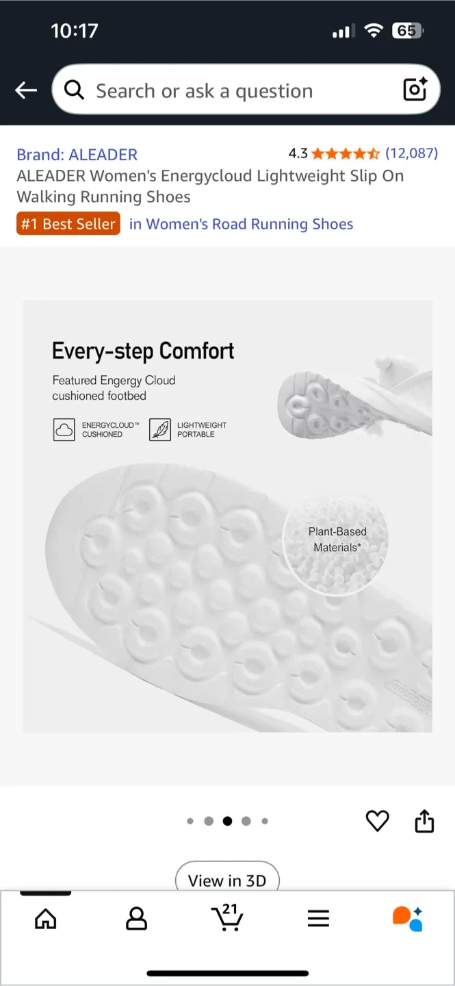 Women's Energycloud Lightweight Slip On Walking Shoes image indicator(4)