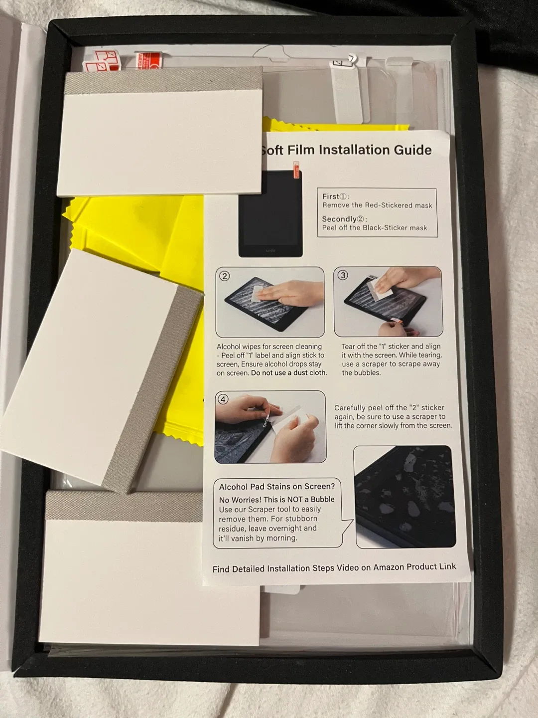 iPad/tablet screen protector 3pack image indicator(2)