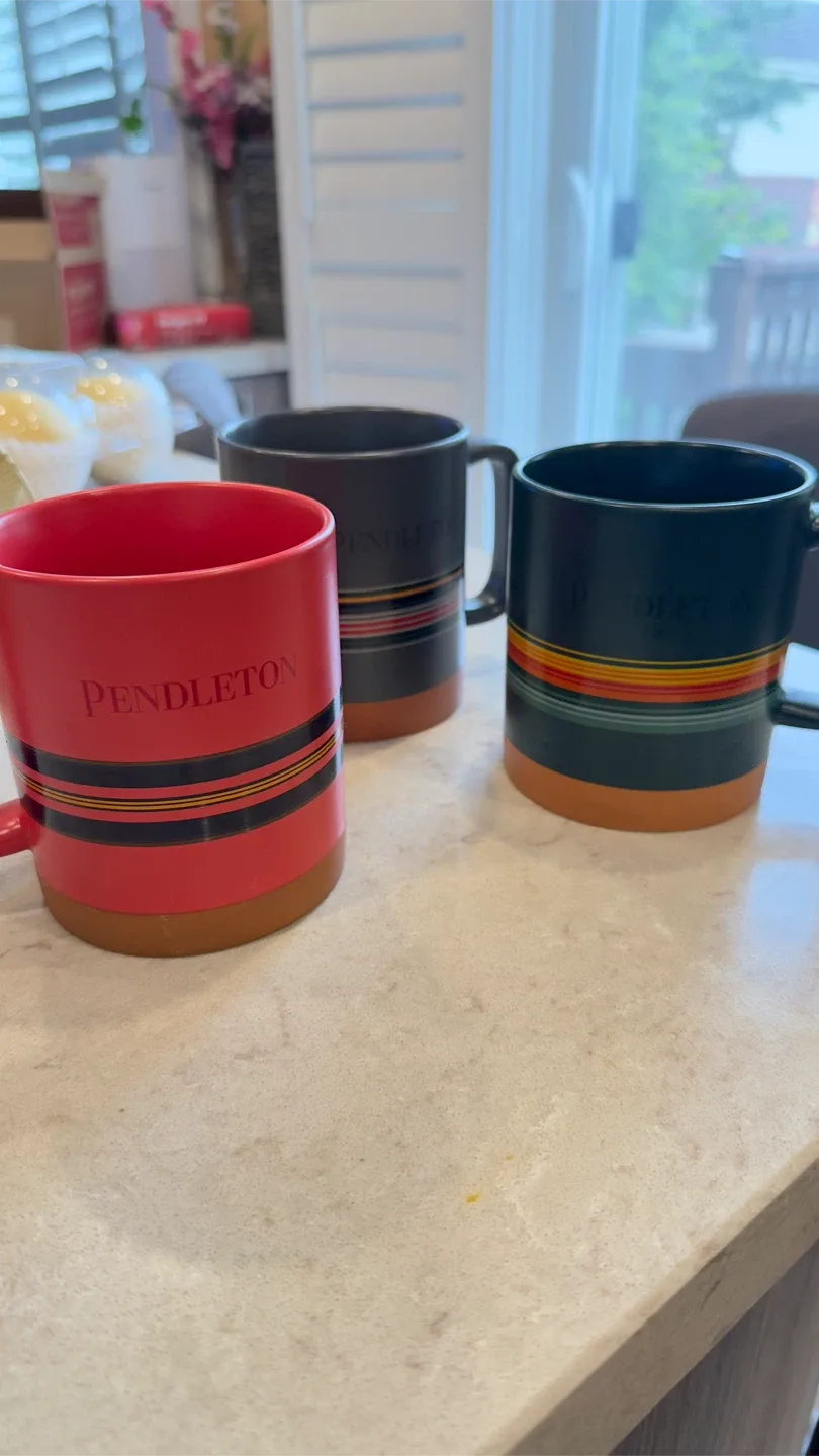 Pendleton Mugs - Set of 3