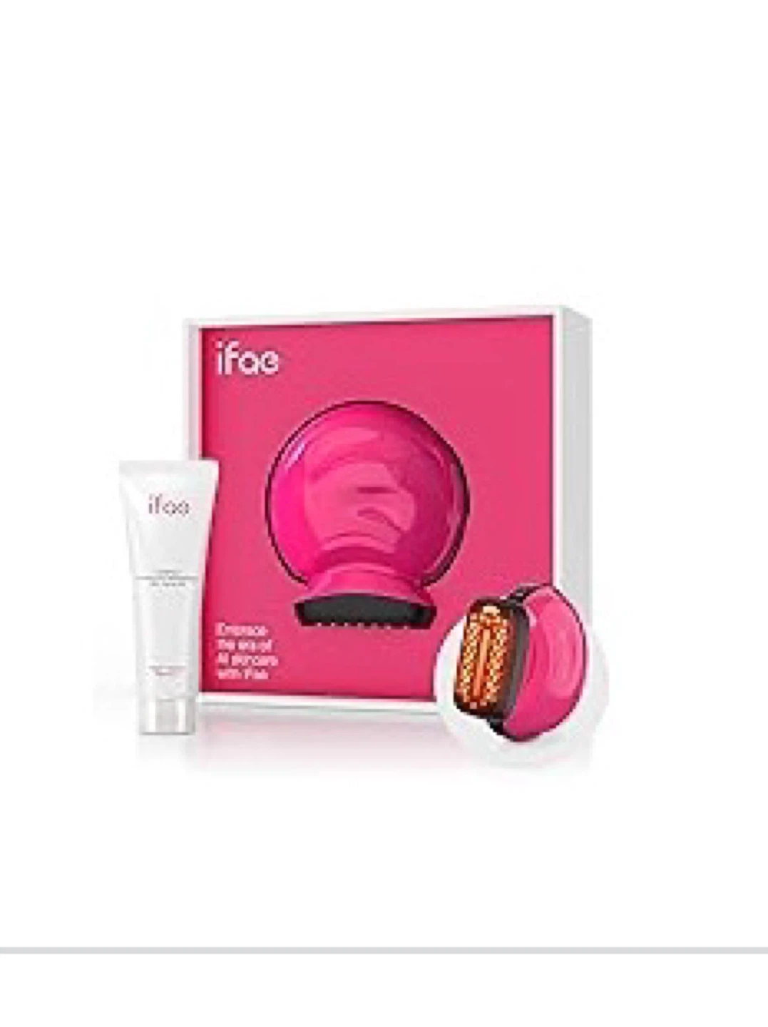 Electrocurrent, red light 3-in1anti ageing device pink