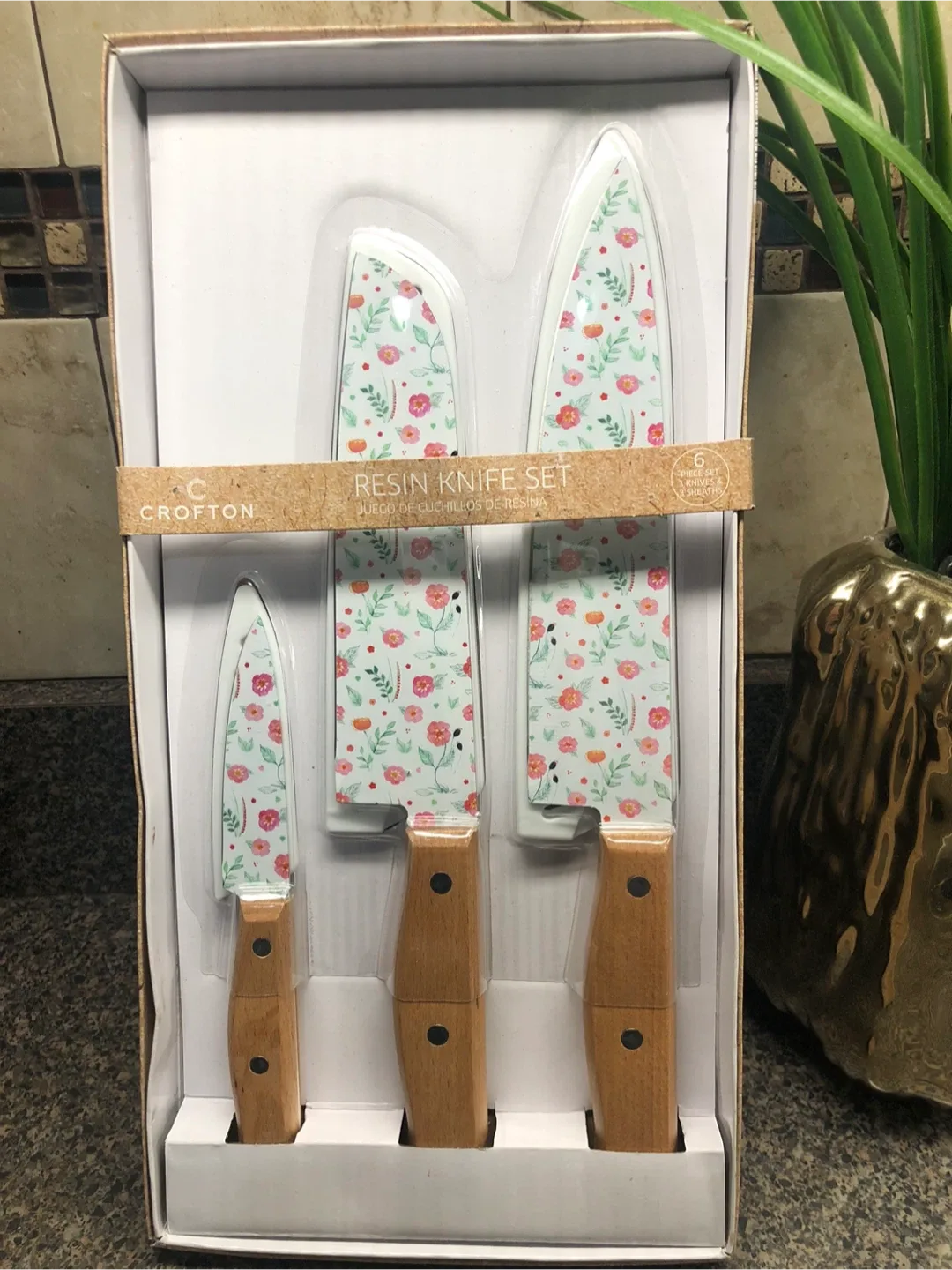 Crofton Resin Knife Set - 6 Piece thumbnail