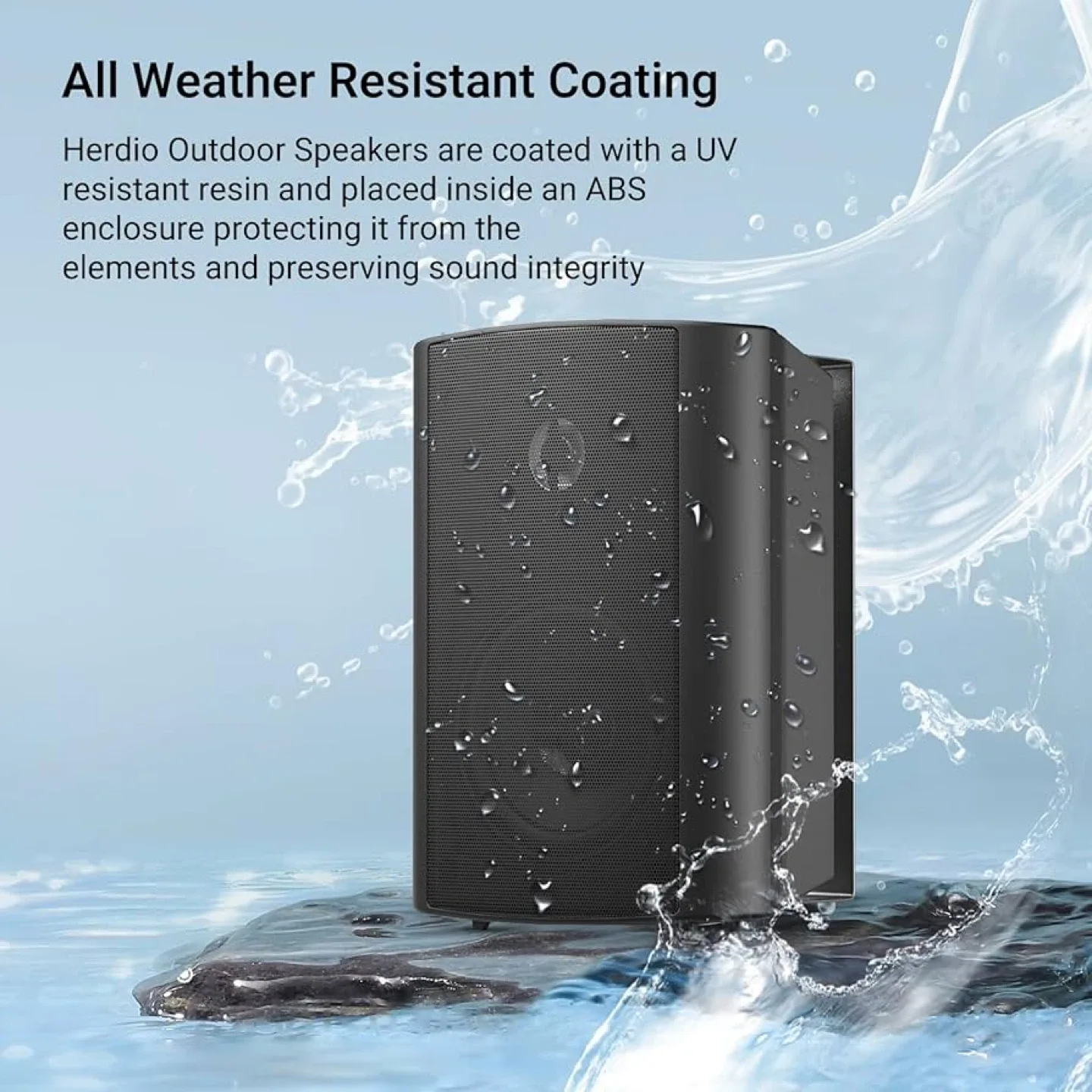 Herdio HOS-401 Waterproof Indoor/Outdoor Speakers image indicator(5)