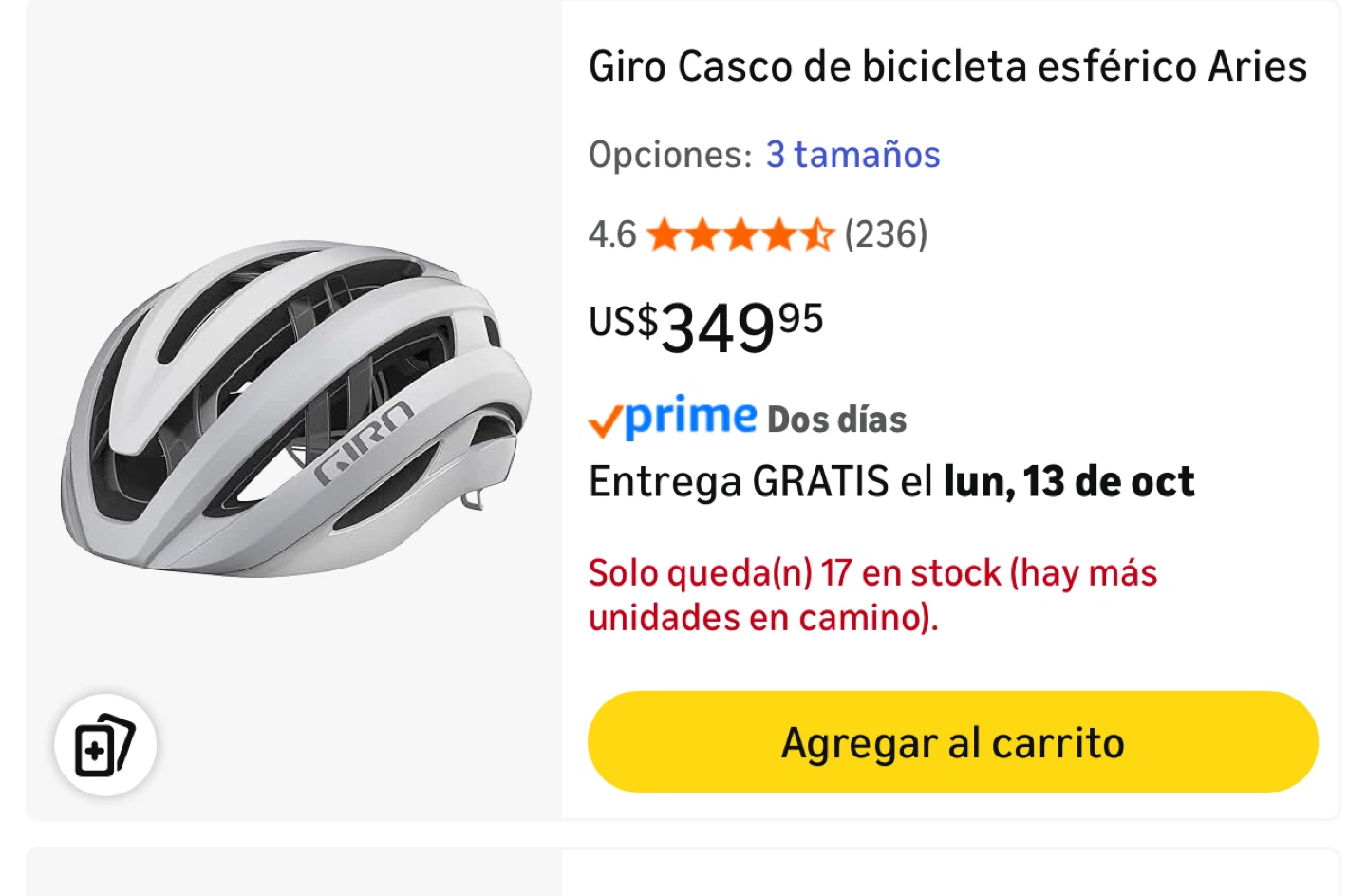 Giro Aries Spherical Cycling Helmet - White - photo 4