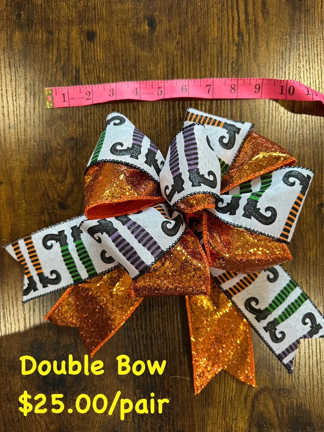 Halloween Double Bows - $25/pair image indicator(2)