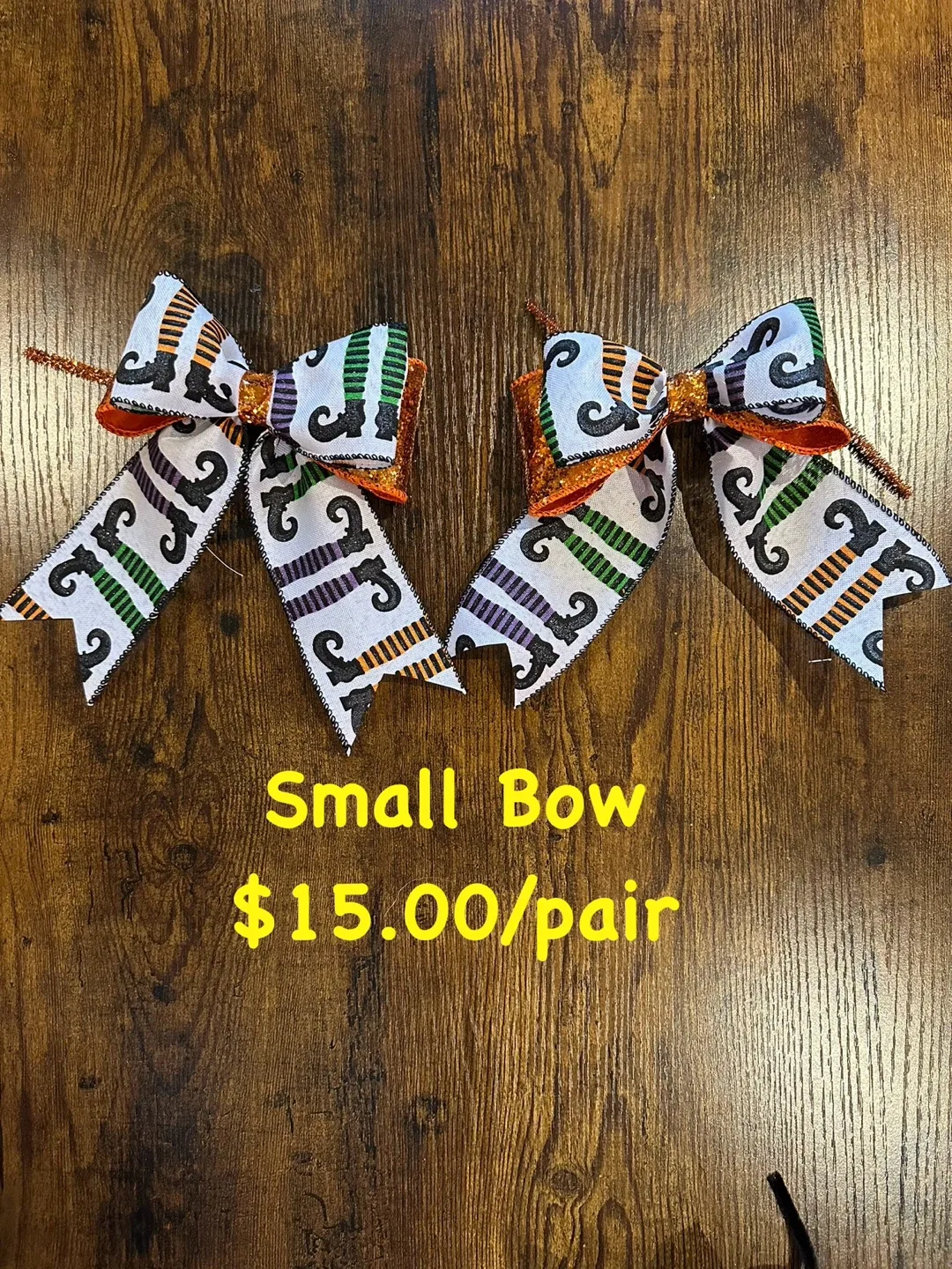 Halloween Double Bows - $25/pair image indicator(4)