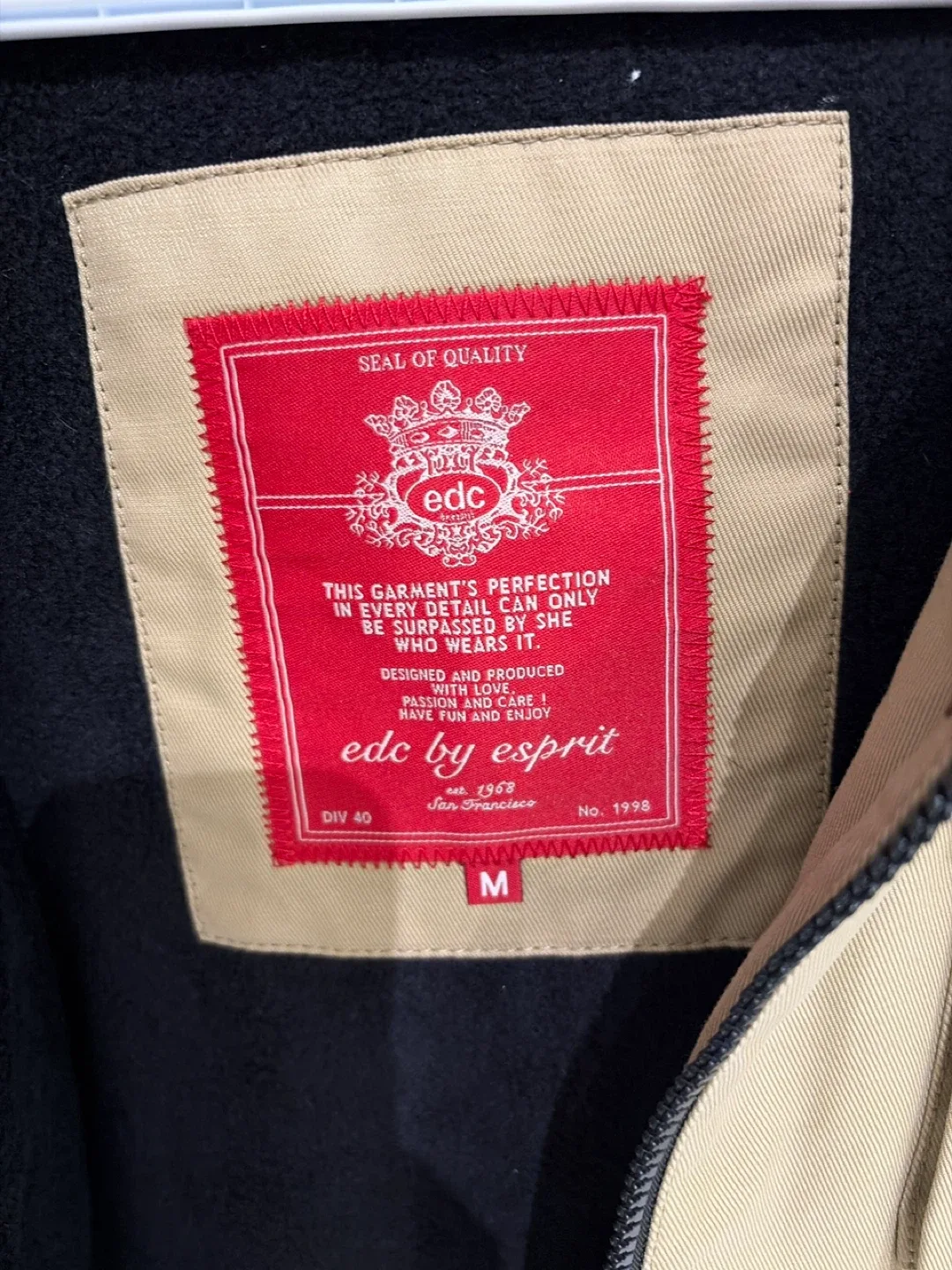 Edc by Esprit Jacket Size M image indicator(3)