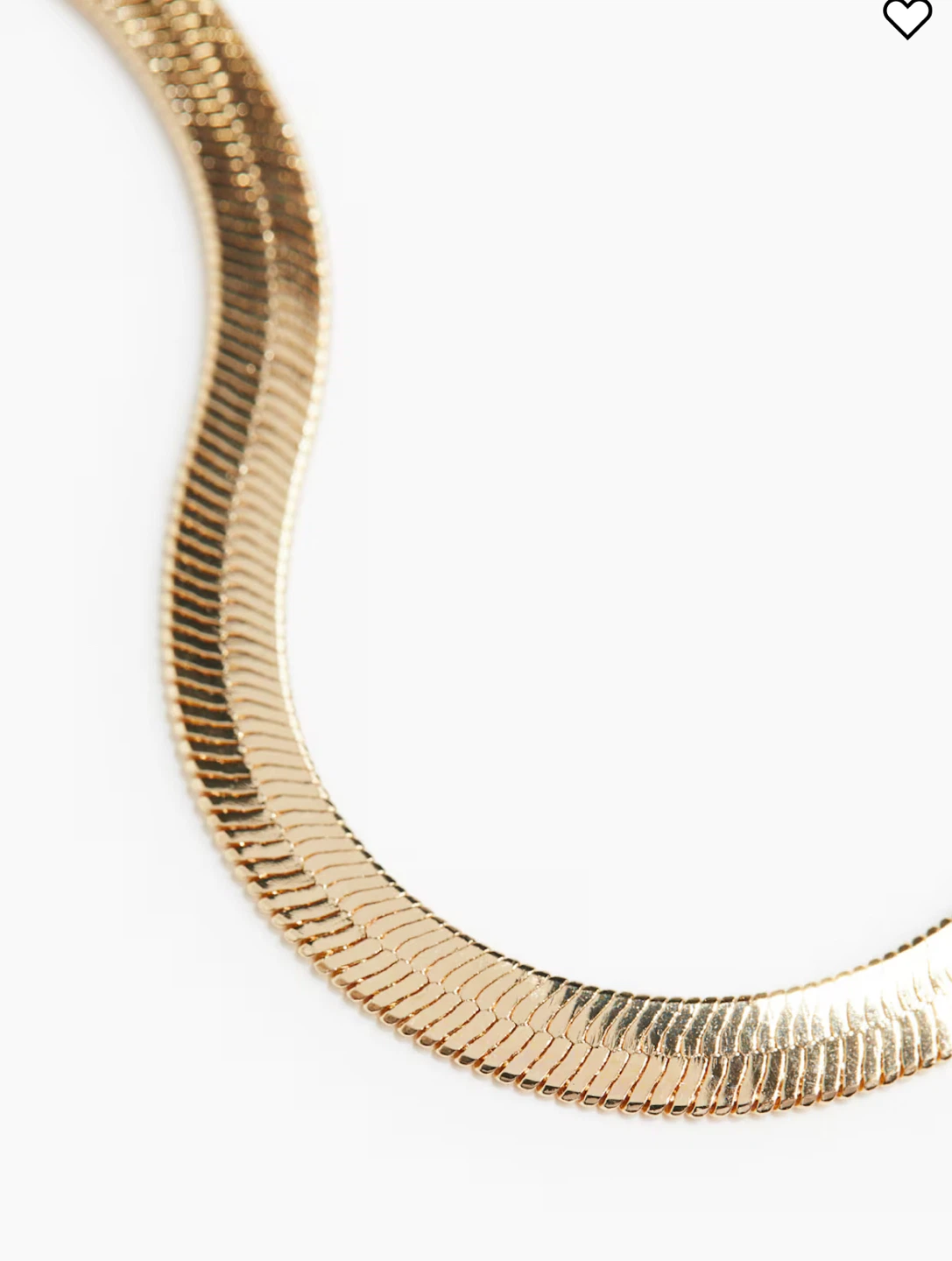Gold tone Herringbone Bracelet - photo 4