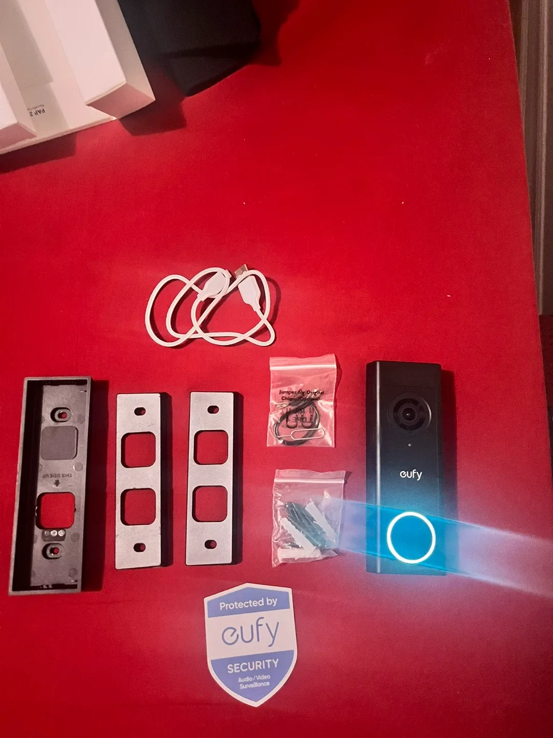 Eufy Video Doorbell C31 with 128GB SD Card - almost new image indicator(6)