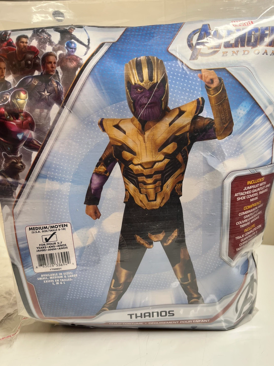 Avengers Endgame Thanos Costume - Medium