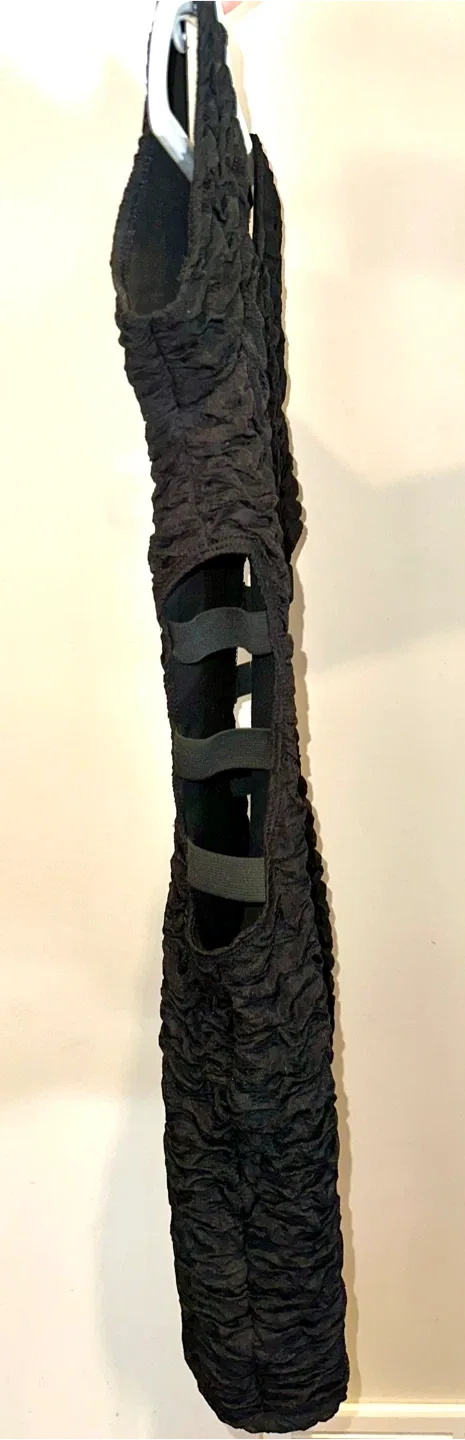 Black Mini Dress with Cutouts image indicator(2)