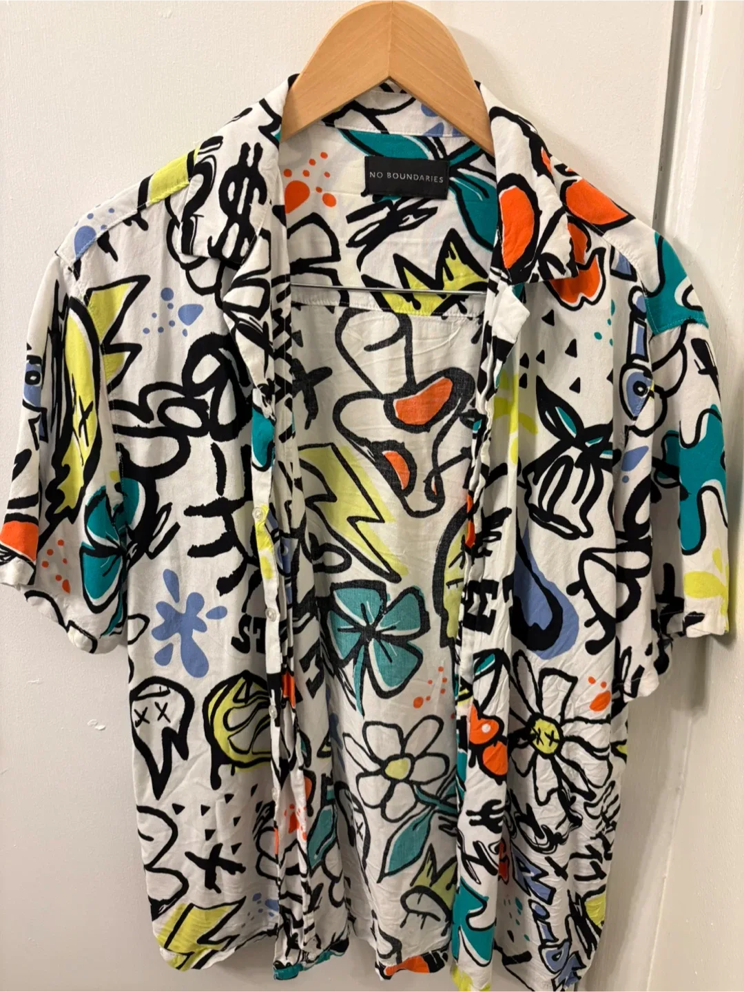 No Boundaries Multicolored Patterned Shirt thumbnail